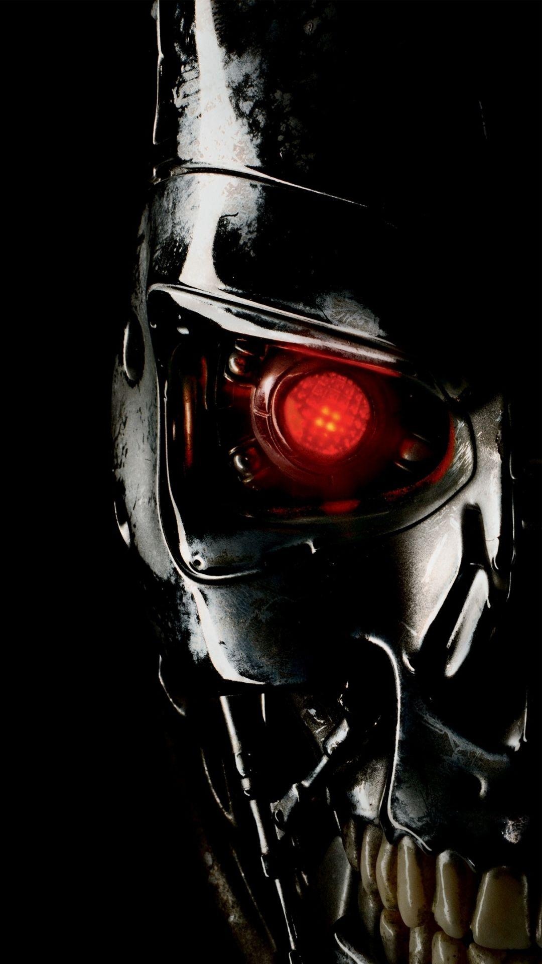 Mobile-friendly, Terminator wallpapers, On-the-go entertainment, Action-packed, 1080x1920 Full HD Phone
