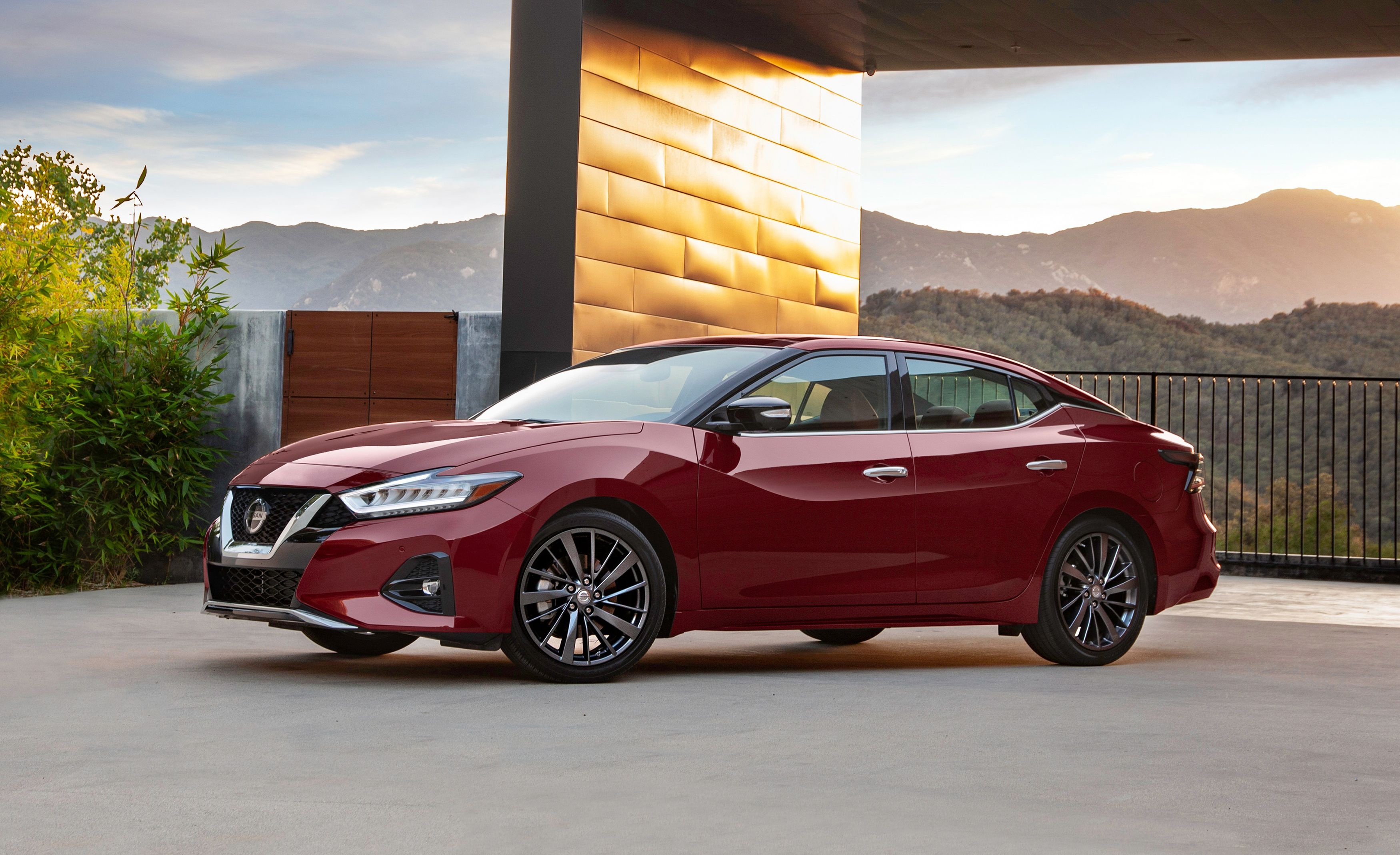 Nissan Maxima, 2019 model, Safety features, Freshened look, 3500x2140 HD Desktop