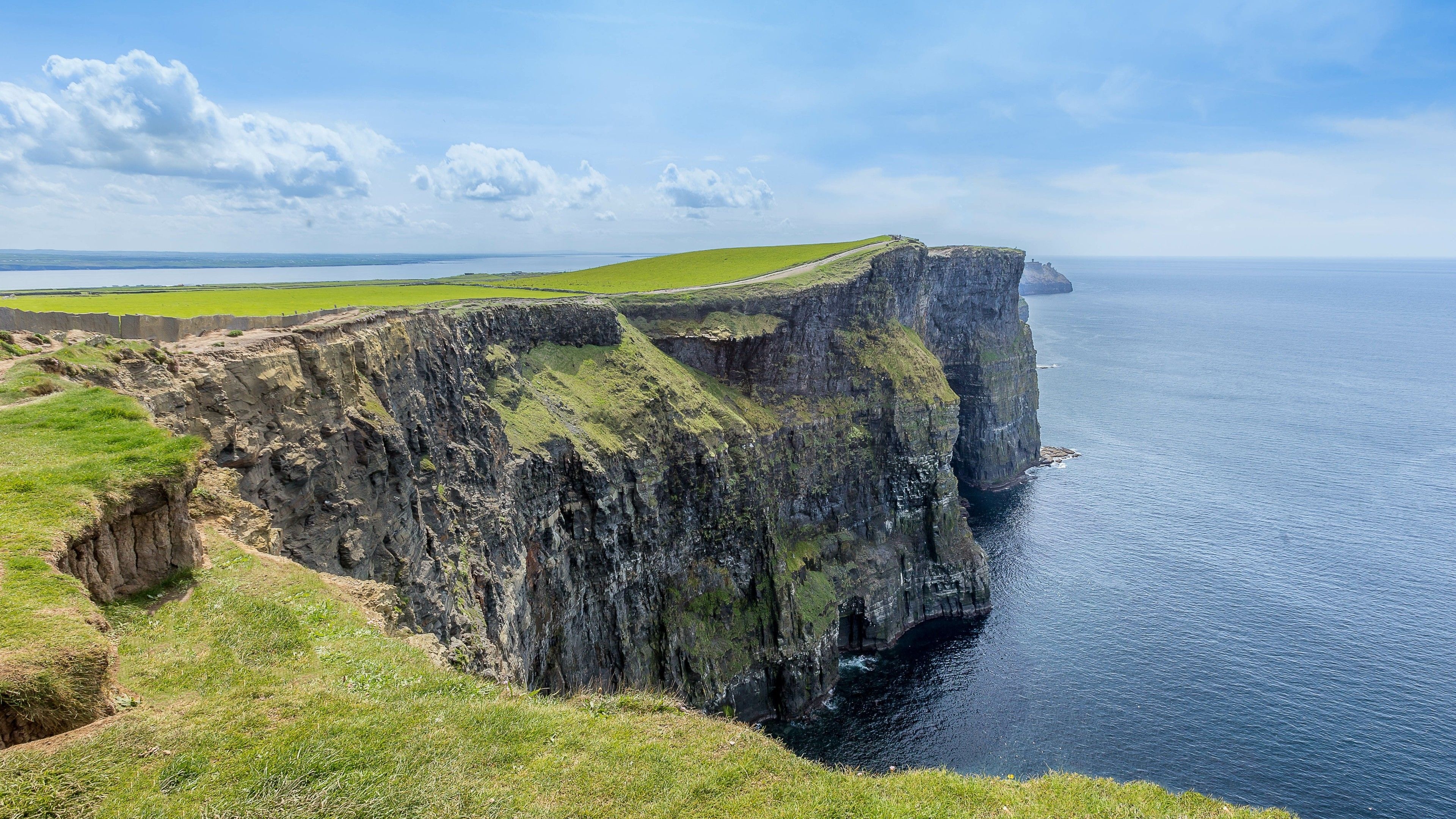 Cliffs of Moher, Irische Landschaft Wallpaper, 3840x2160 4K Desktop