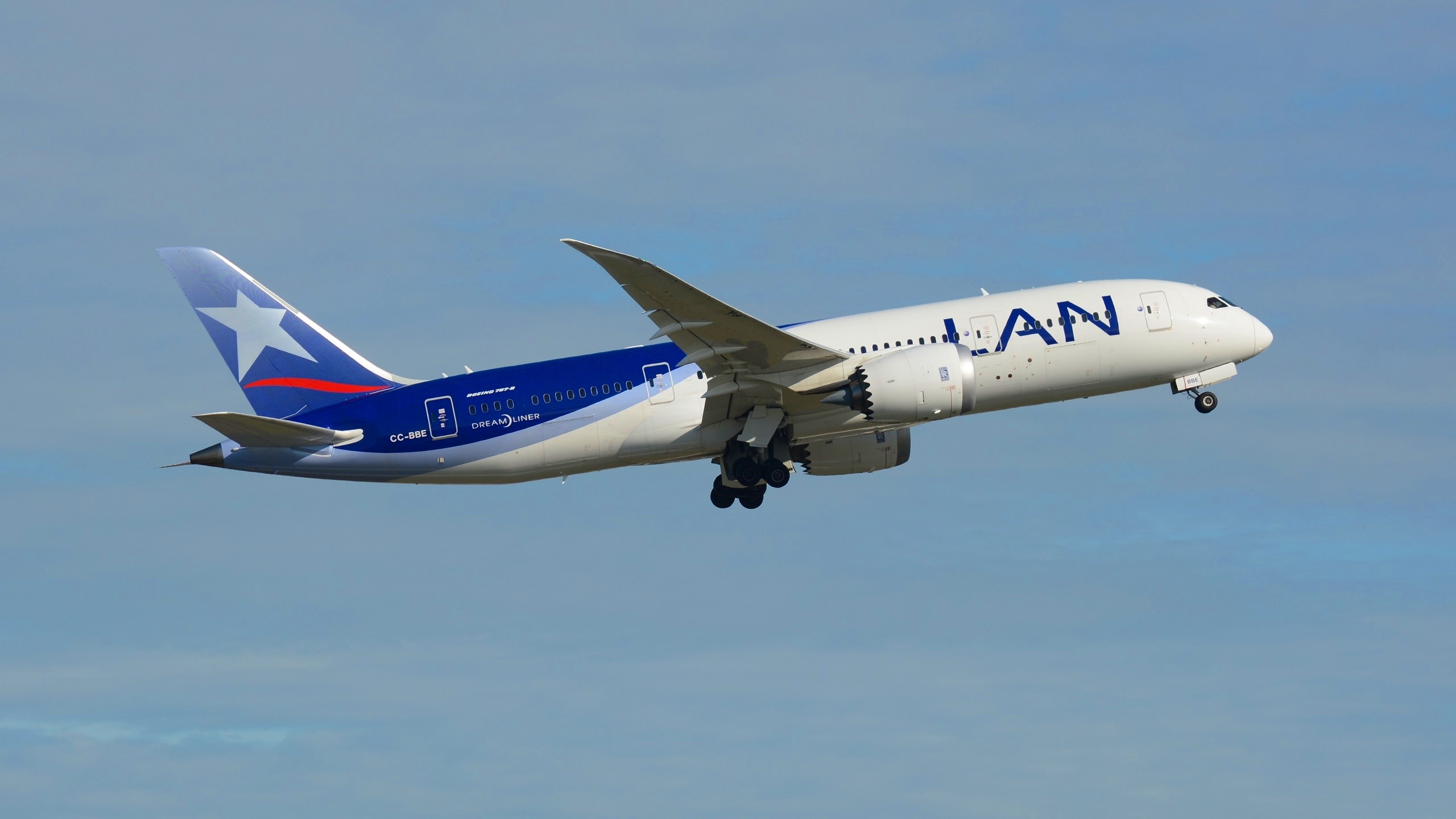 LAN Airlines, 787-8 Dreamliner, Lonewolf6738, 2560x1440 HD Desktop