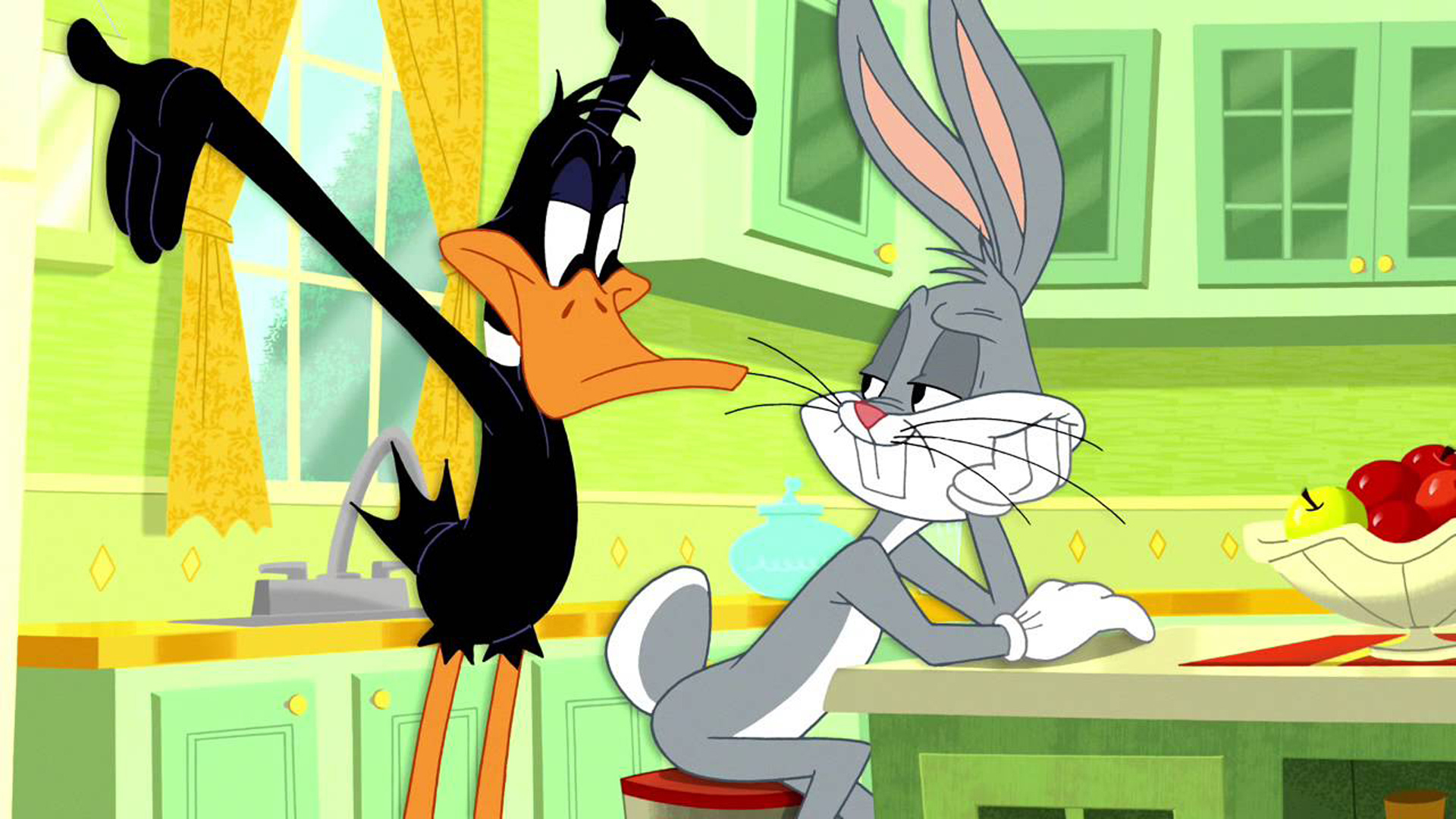Daffy Duck, Bugs Bunny, Cartoons, HD Wallpaper, 1920x1080 Full HD Desktop