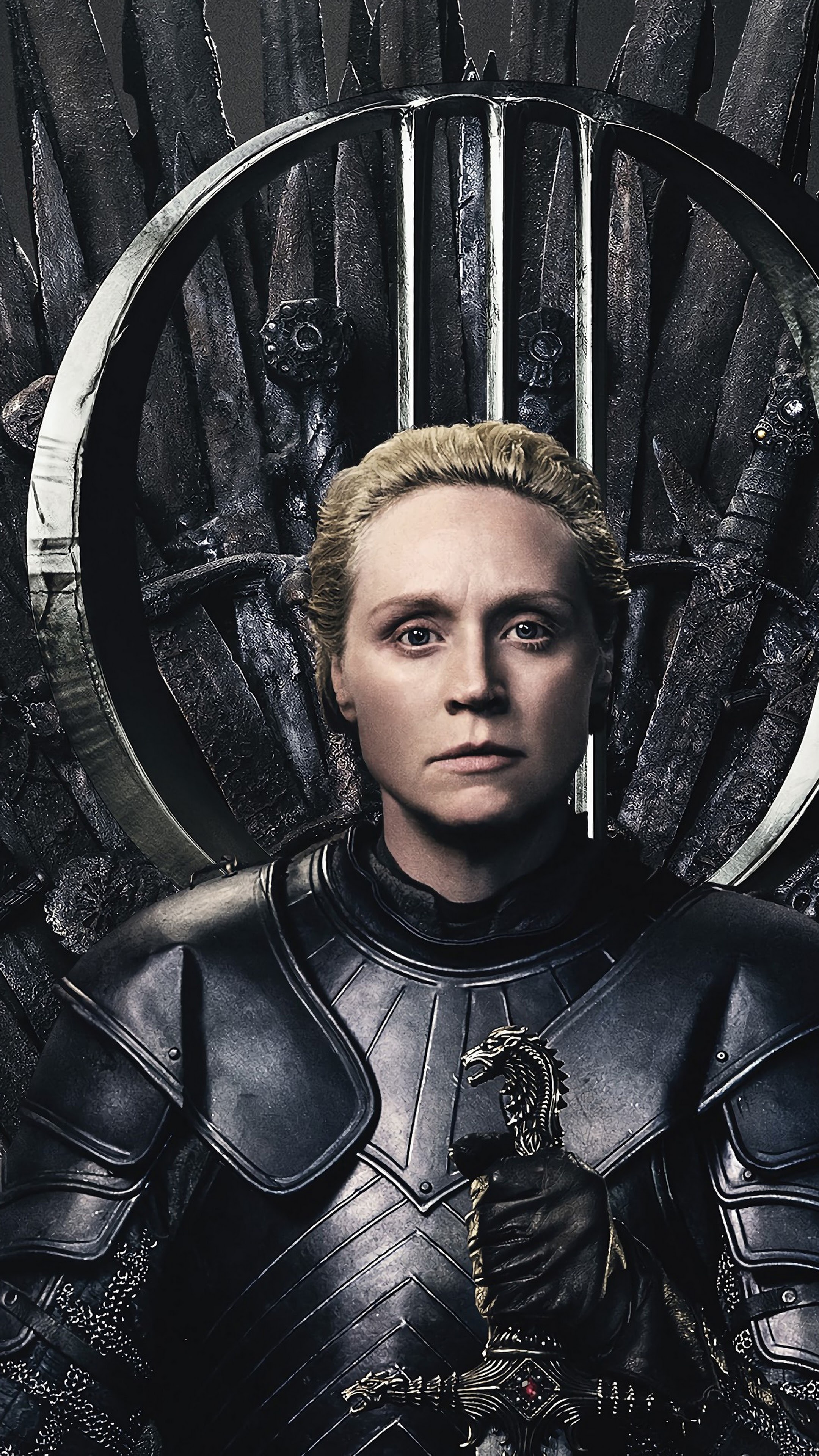 Brienne of Tarth, Game of Thrones season 8, PC desktop, 4K wallpaper, 2160x3840 4K Handy