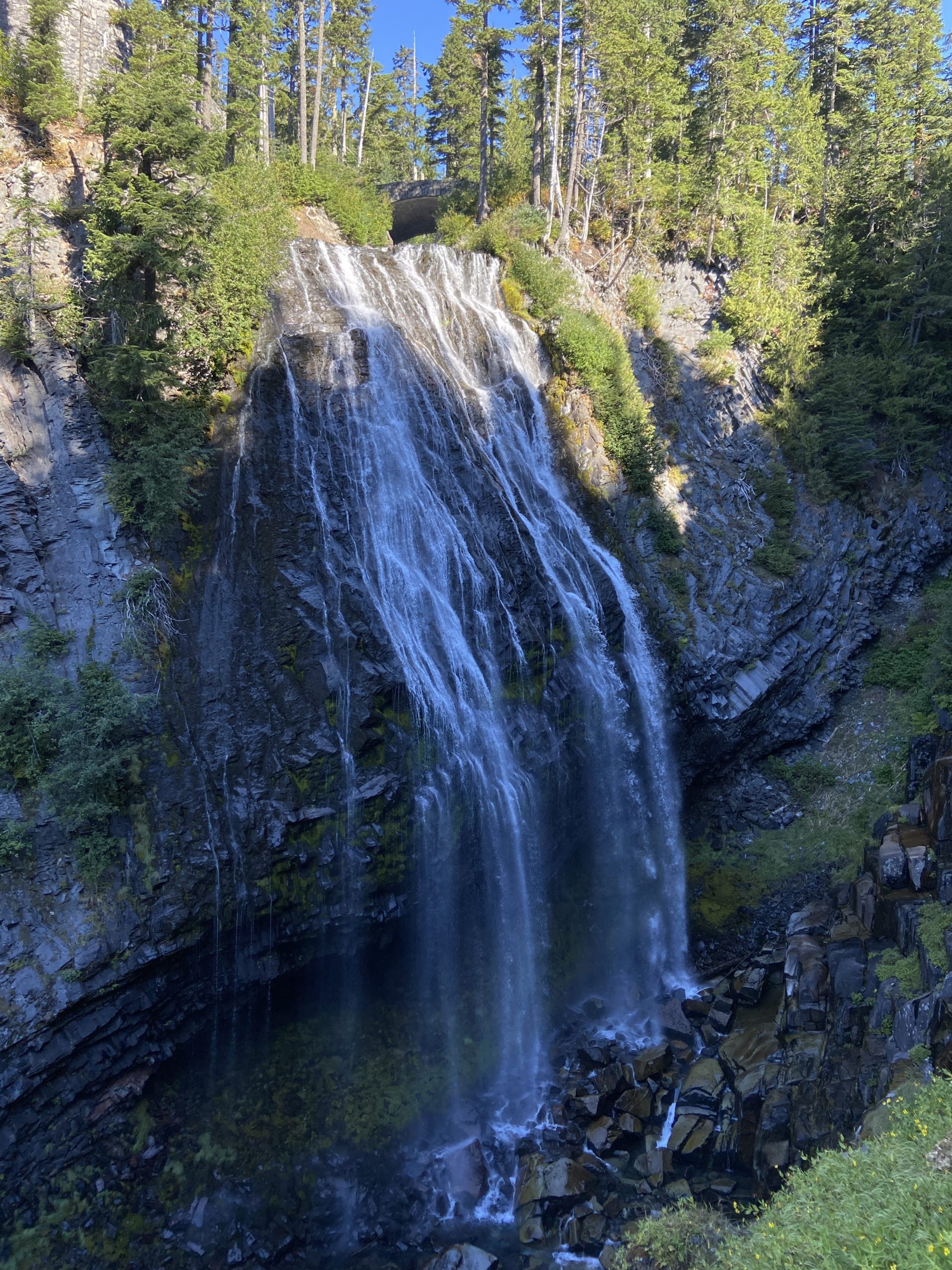 Mount Rainier, National Park, Majestic waterfalls, Visit Rainier, 1920x2560 HD Phone