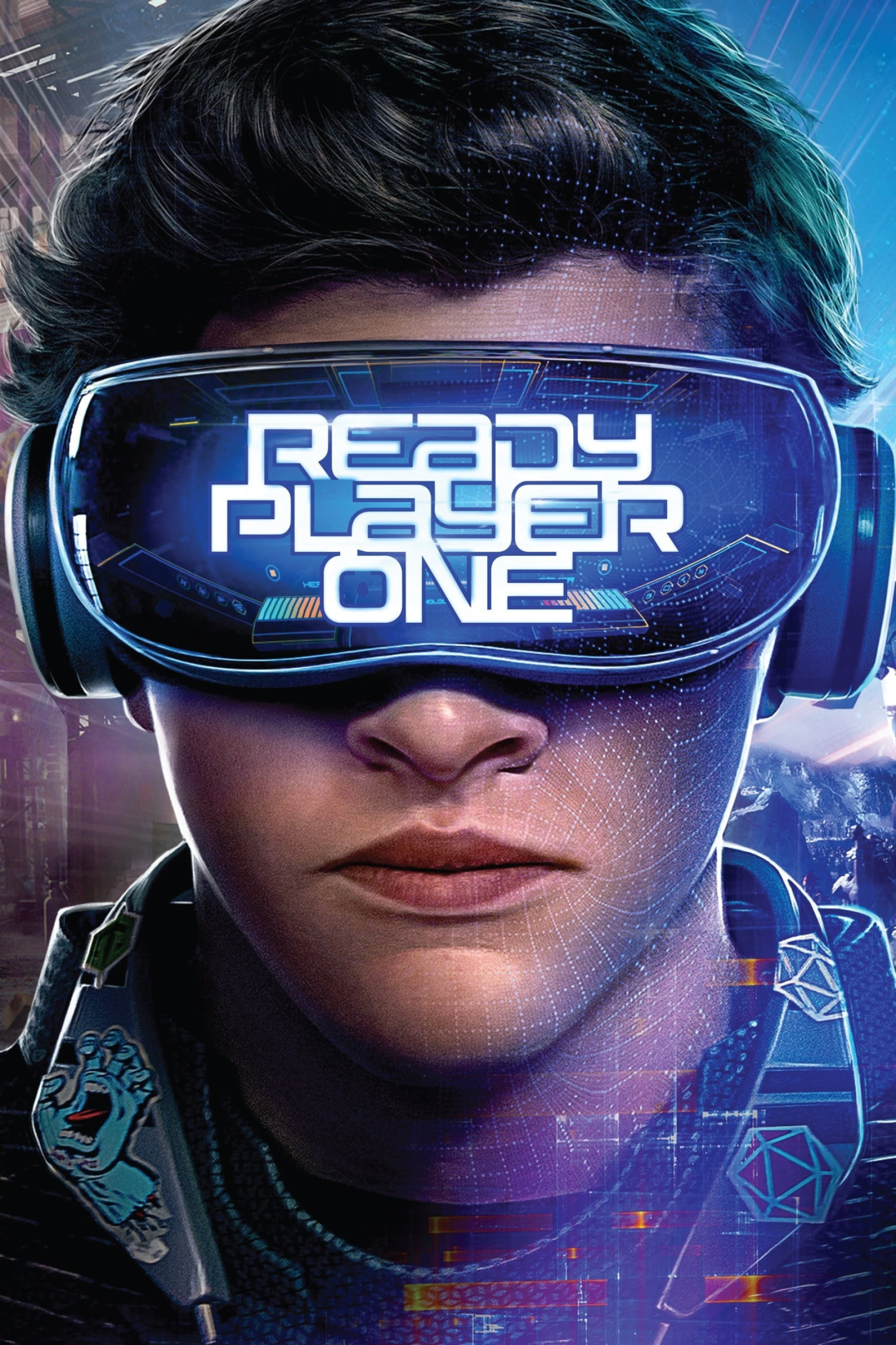 Ready Player One: A young man named Wade Watts who escapes his harsh reality by entering a virtual world. 2000x3000 HD Background.