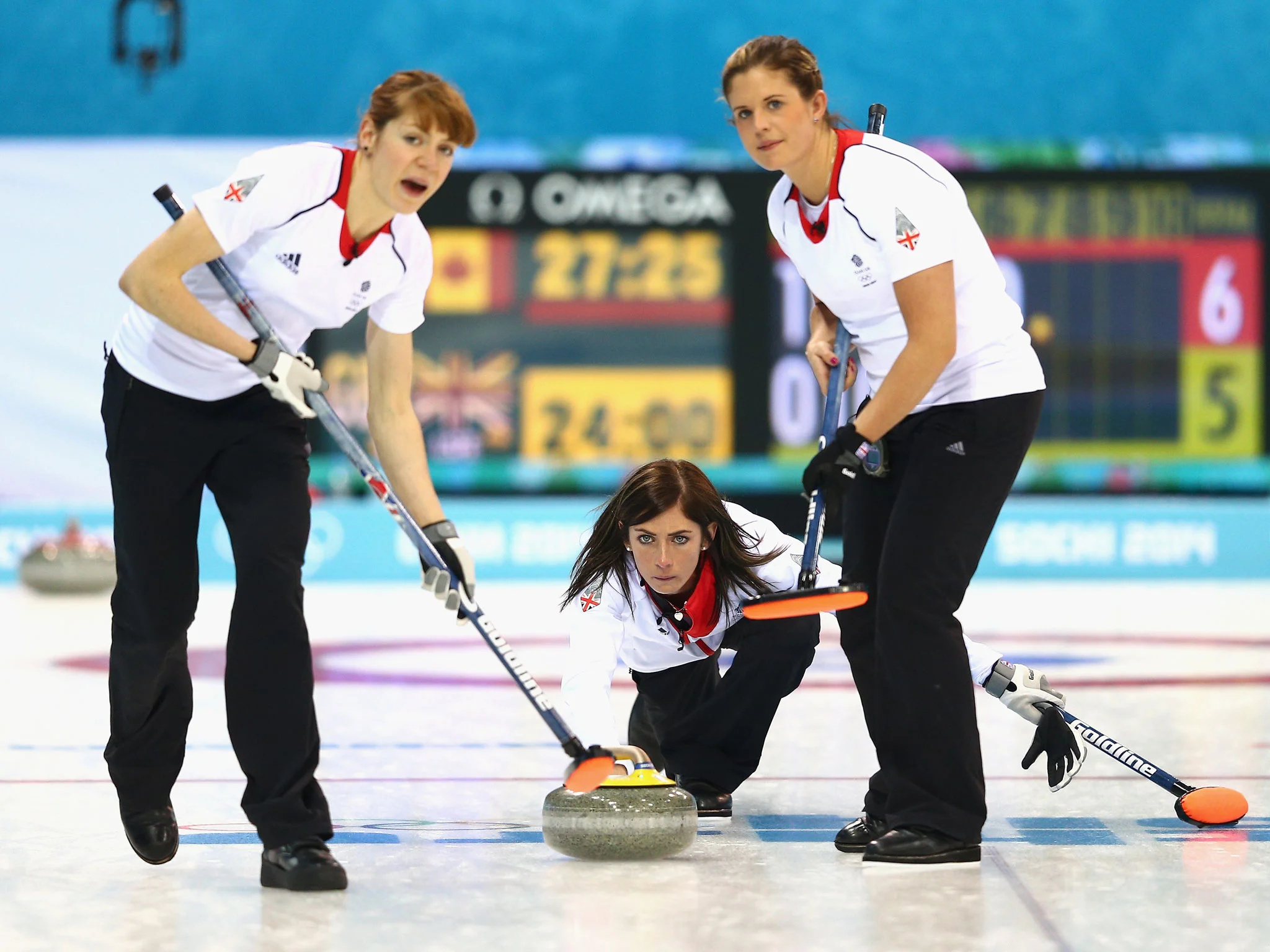 Curling: Eve Muirhead and the British Olympic Curling team, The 2022 Winter Olympics gold medalists. 2050x1540 HD Background.