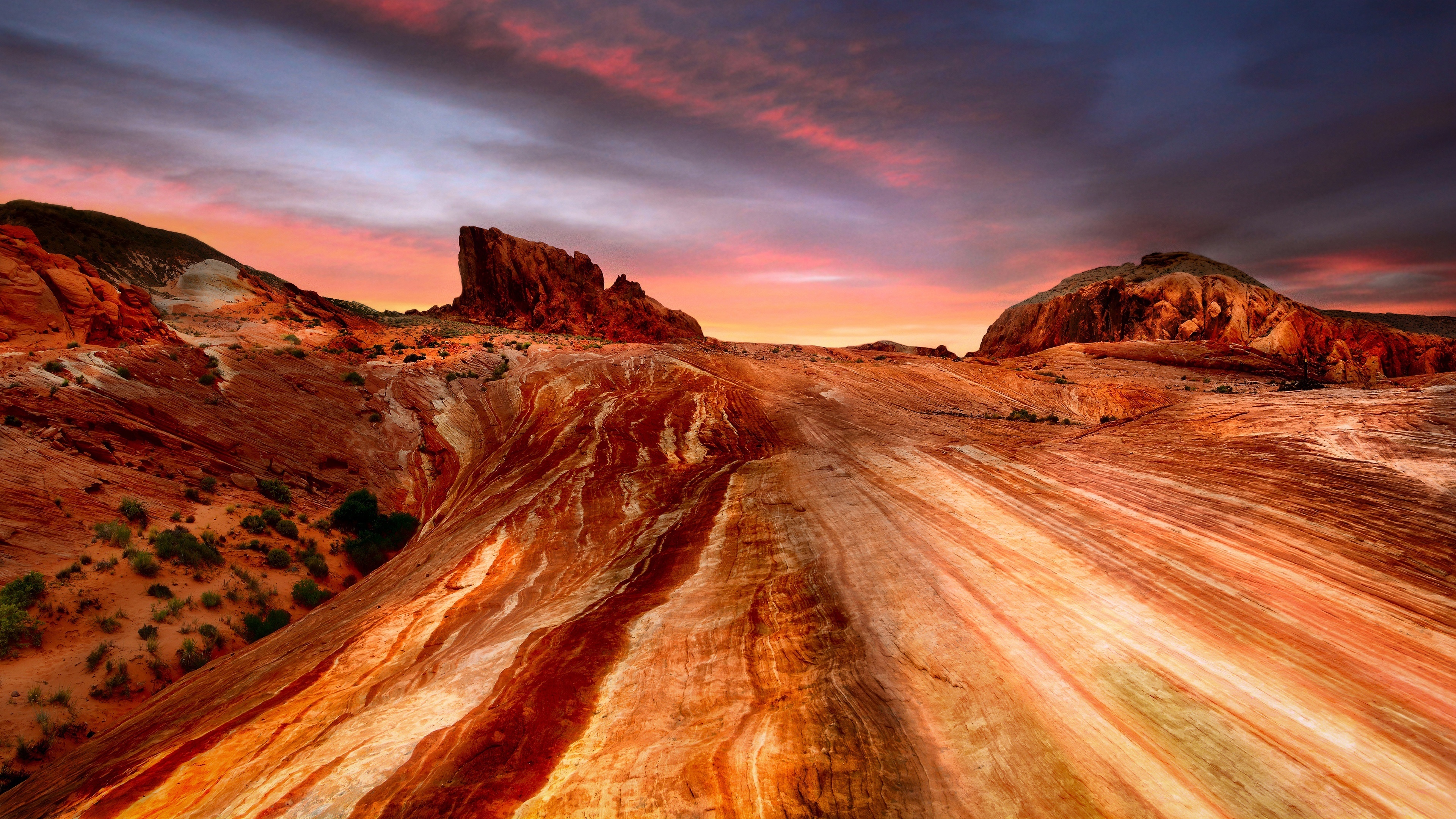 Nevada desert, Stunning landscapes, HD wallpapers, Breathtaking backgrounds, 3840x2160 4K Desktop