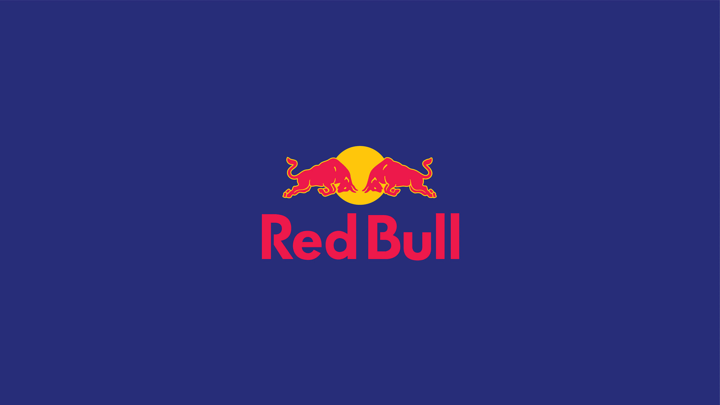 Red Bull Logo: A carbonated taurine drink that vitalizes body and mind, Special formula. 2500x1410 HD Wallpaper.