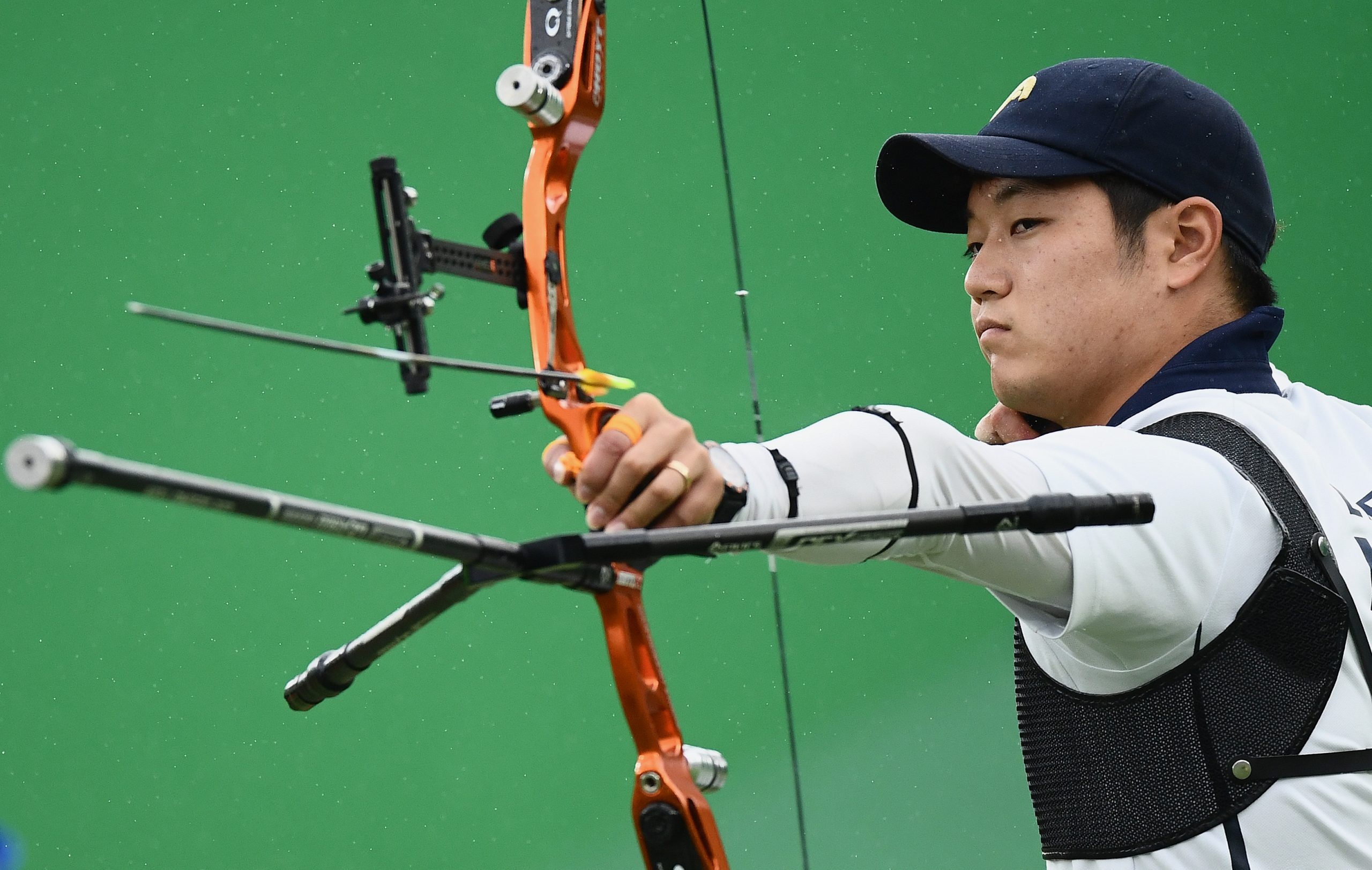 Archery: Paris 2024 Summer Olympic and Paralympic Games, Olympic sport. 2560x1630 HD Background.