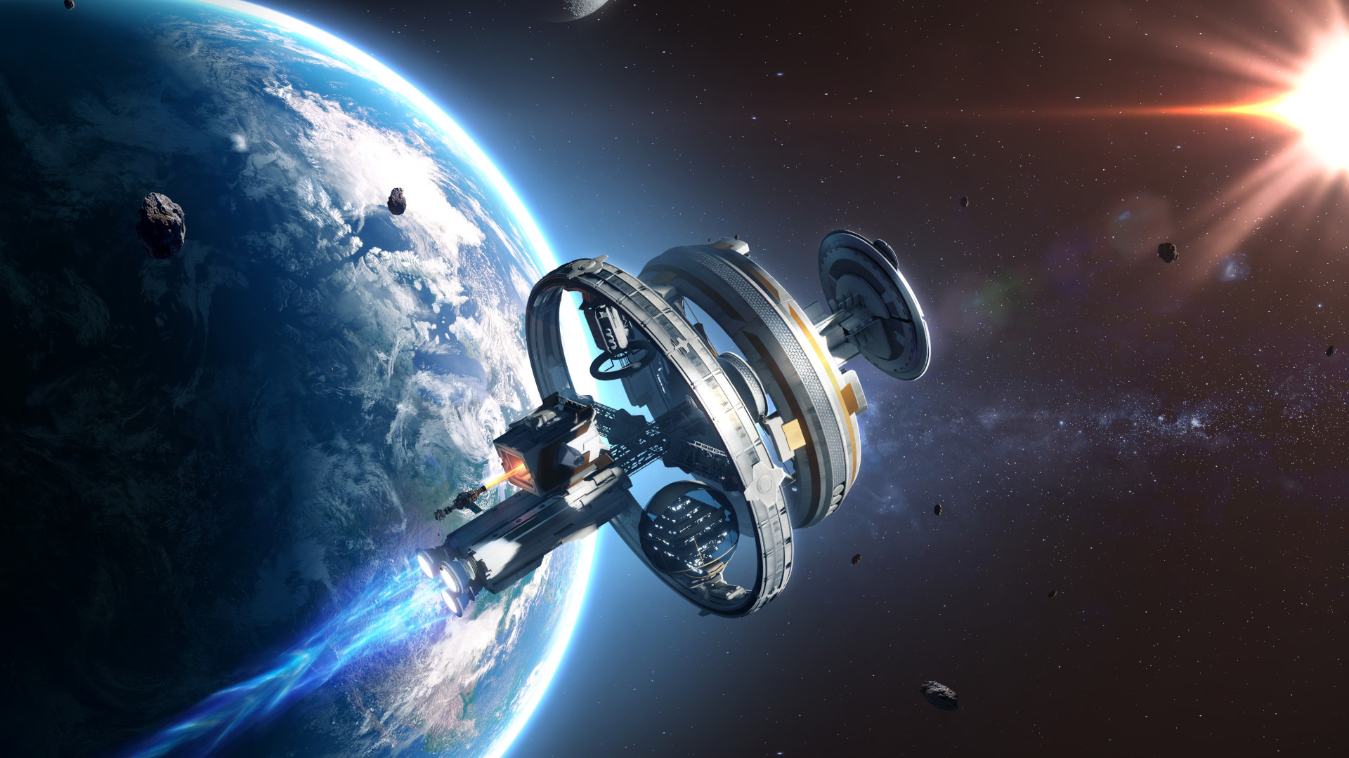 Ubisoft, VR space game, Agos: A Game of Space, Futuristic adventures, 1920x1080 Full HD Desktop