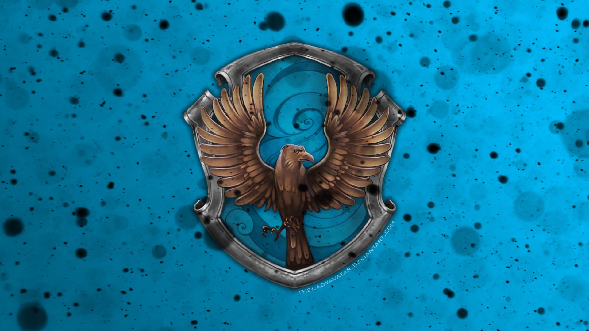 Eagle Harry Potter, Coat of arms, Hogwarts wallpapers, Ravenclaw section, 1920x1080 Full HD Desktop