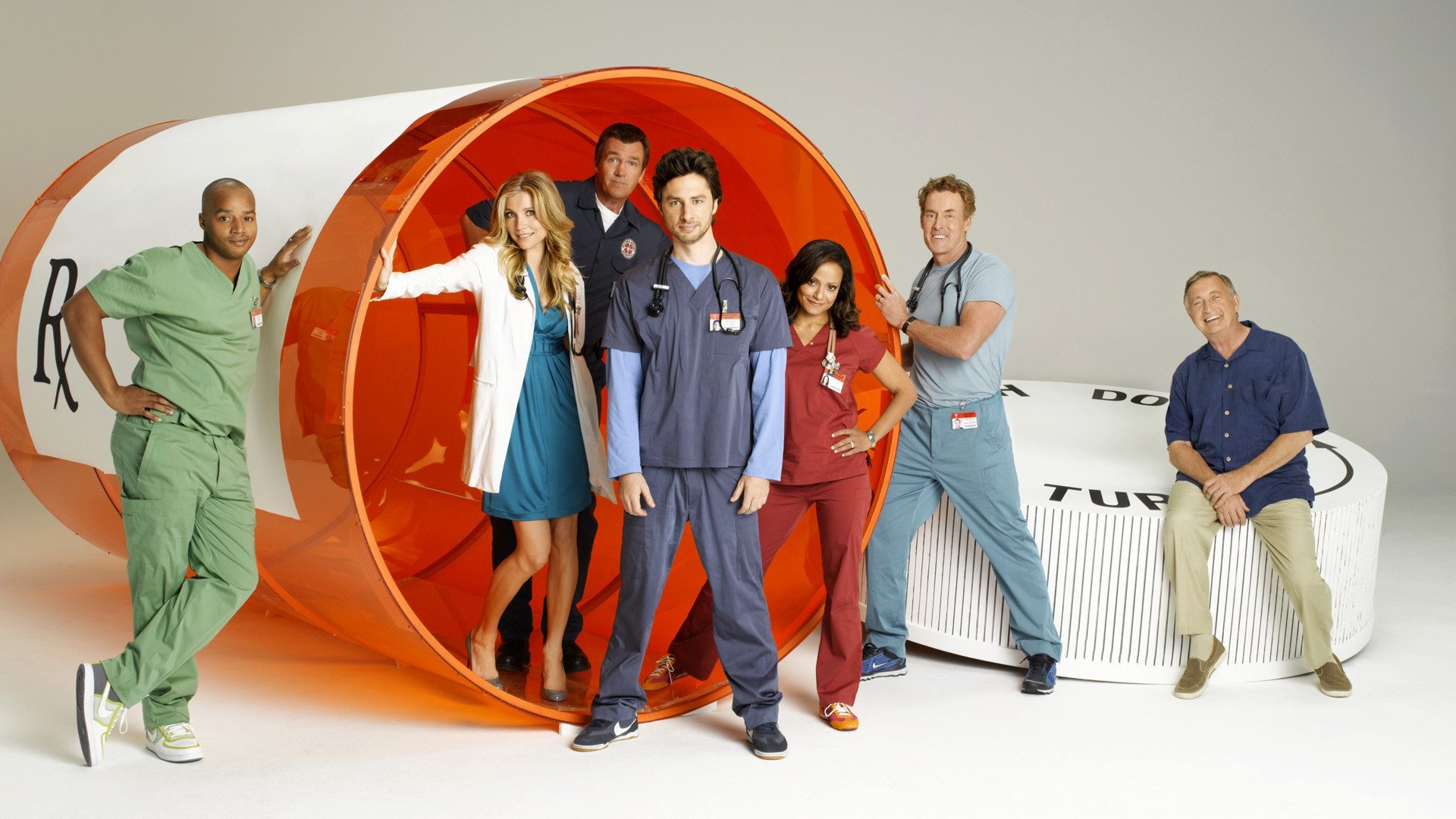 Scrubs (TV Series): An ABC Studios medical drama television show about the work and lives of young doctors. 1920x1080 Full HD Background.