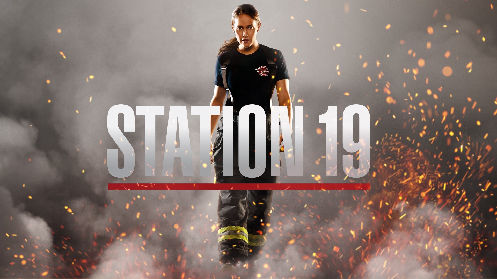 Station 19 (TV Series): Commercial Poster, Introduction Of The Series, Fictional Characters, Firewoman, Seattle Fire Dept. 1920x1080 Full HD Wallpaper.