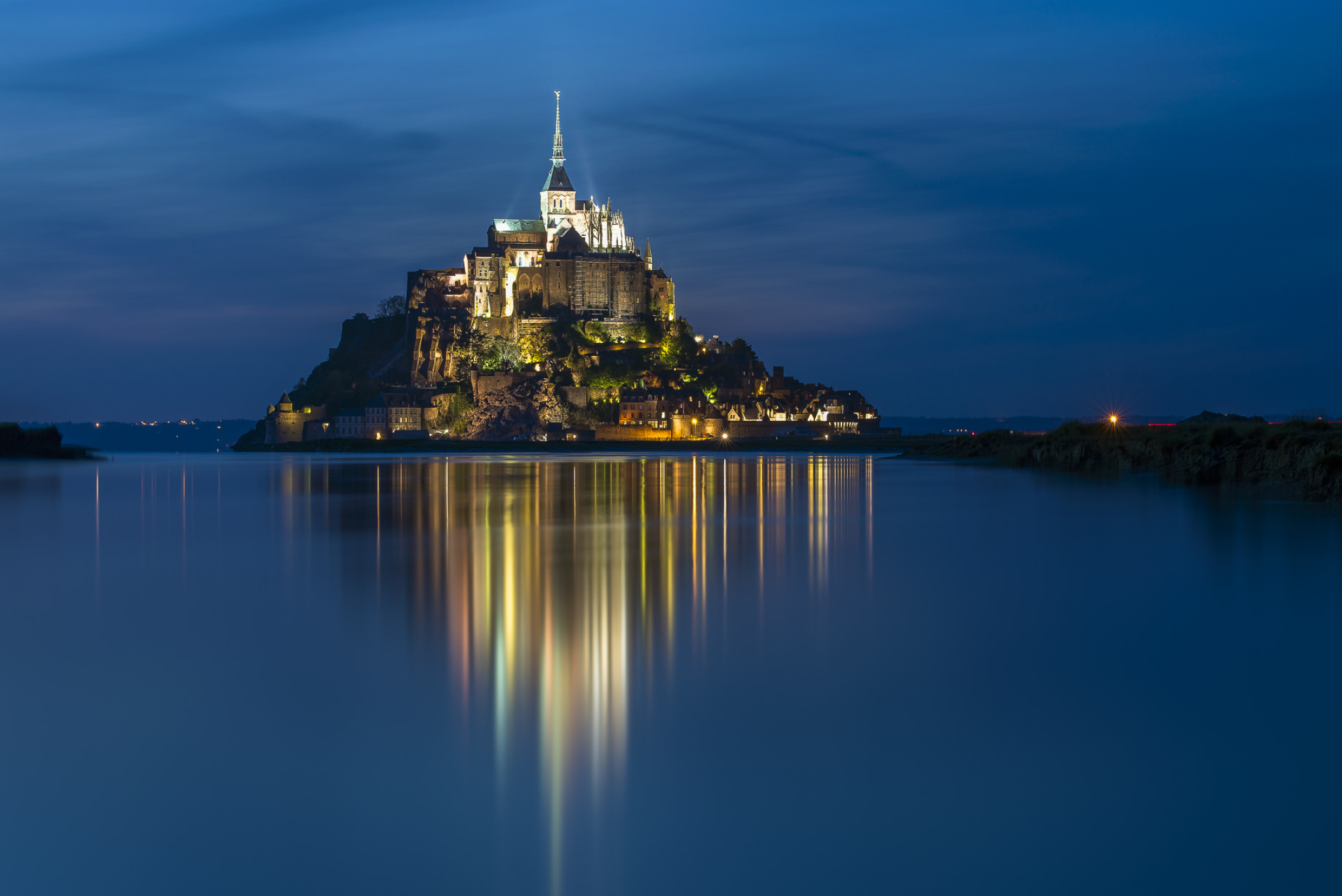 Mont St. Michel, Castle in france, Thousand wonders, Travels, 2050x1370 HD Desktop