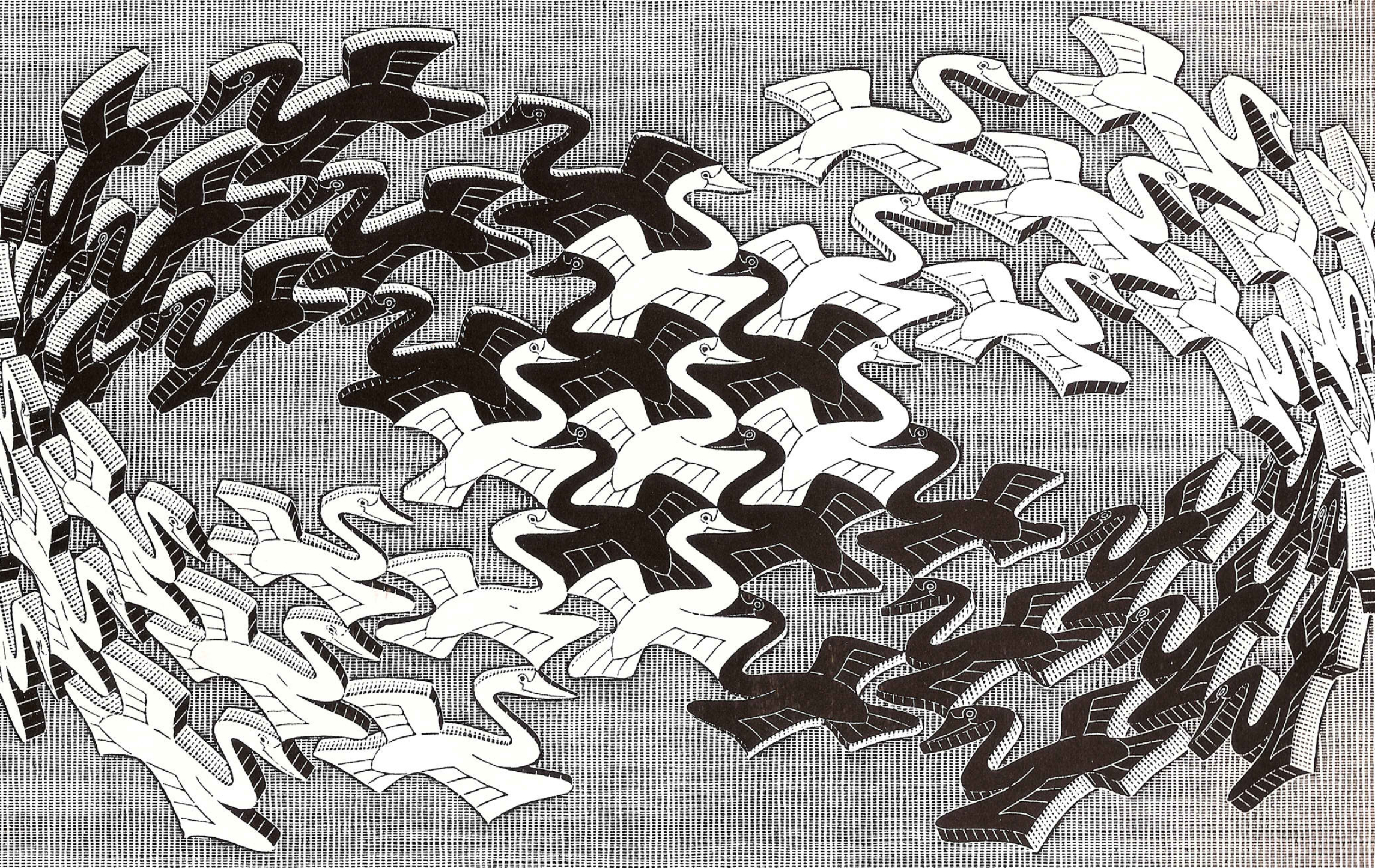 M.C. Escher, Other artist, Wallpaper download, Computer background, 2290x1450 HD Desktop