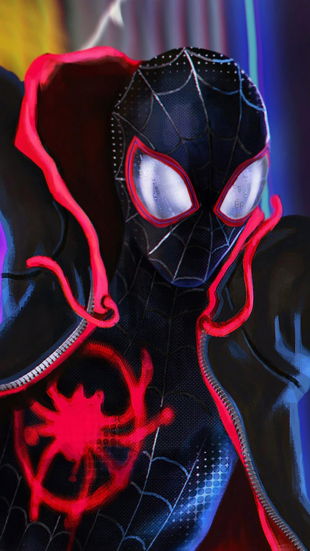Black Spider-Man, Powerful wallpapers, Unique and captivating, 1080x1920 Full HD Phone