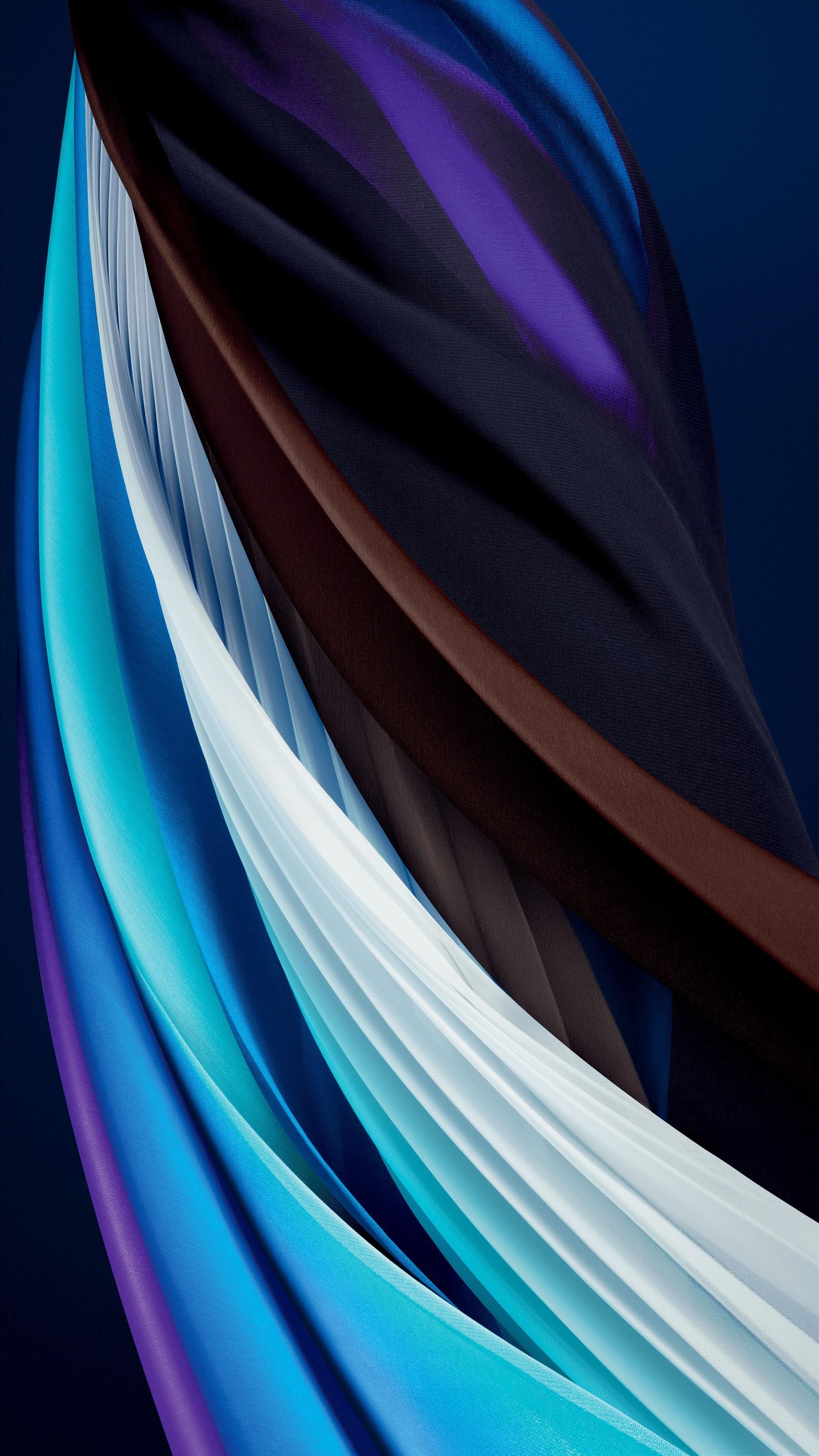 Backdrop: Abstract whirl, Digital art, Three-dimensional space, Multicolored. 1800x3190 HD Background.