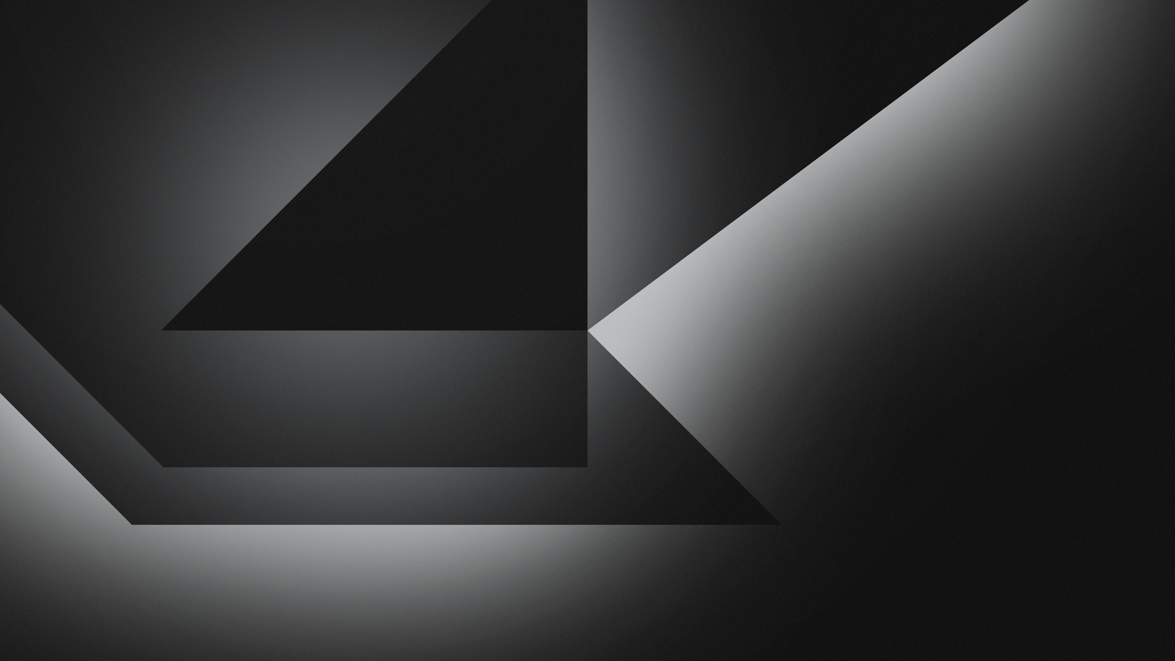 Abstract Shape, Dark grey shapes, 4k wallpaper, Abstract, 3840x2160 4K Desktop