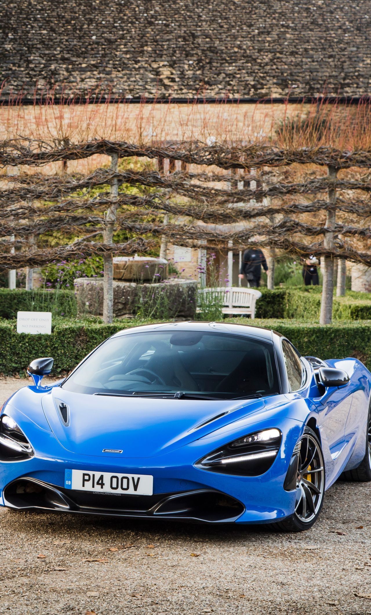 McLaren 720S, Paris Blue, Stunning Car, Wallpaper, 1280x2120 HD Phone