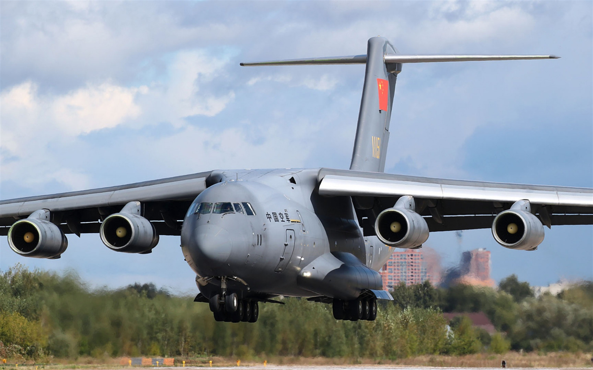 Download wallpapers Y-20, Chinese military transport aircraft, Xian Y-20, Chinese air force, military aircraft, transport aircraft for desktop with resolution. High Quality HD pictures wallpapers 1920x1200