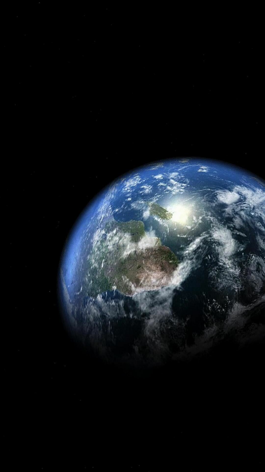 Earth: The planet has an equatorial circumference of 24,902 miles, The World. 1080x1920 Full HD Wallpaper.