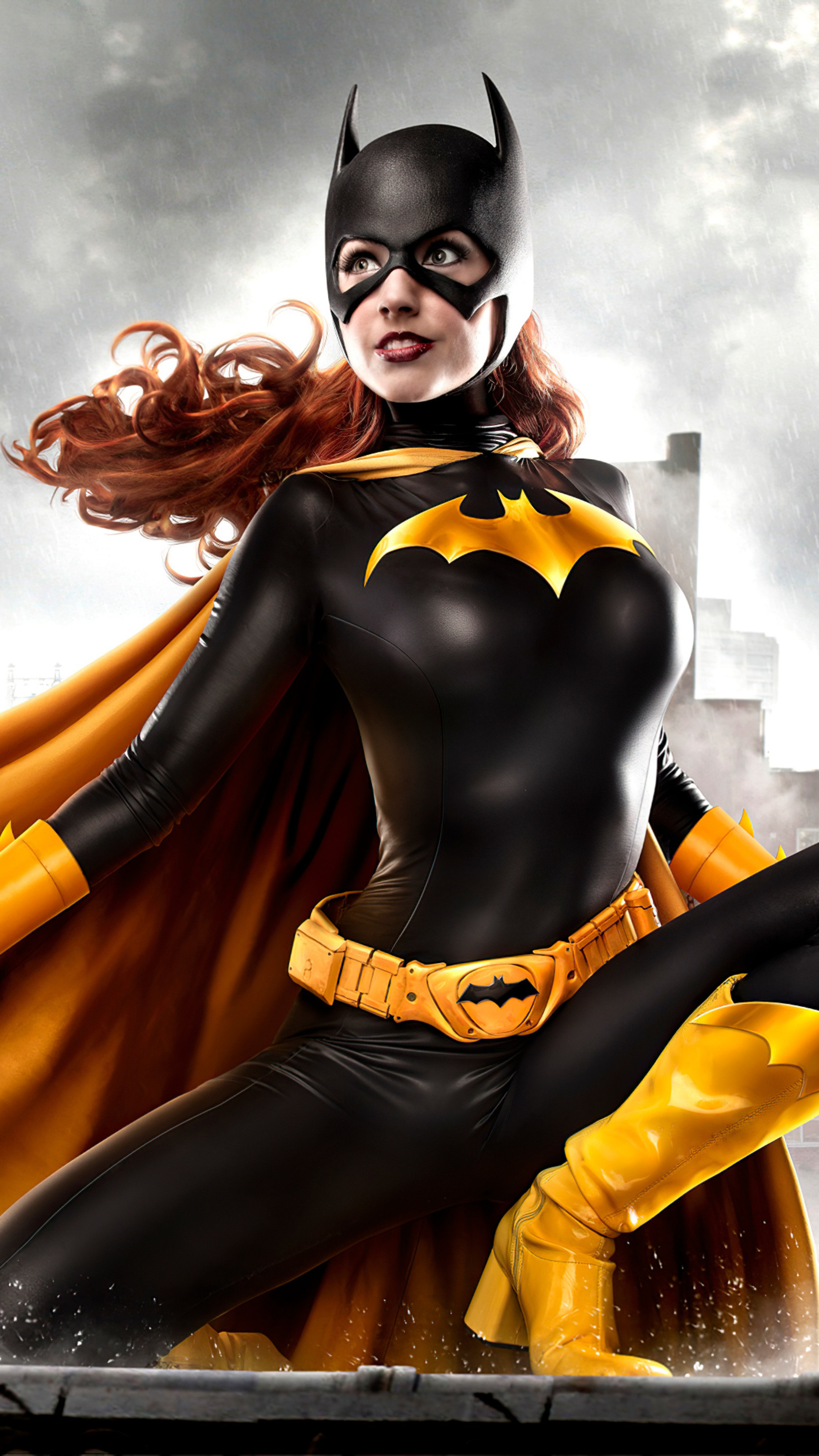 Batgirl Cosplay, Sony Xperia, 2160x3840 4K Handy