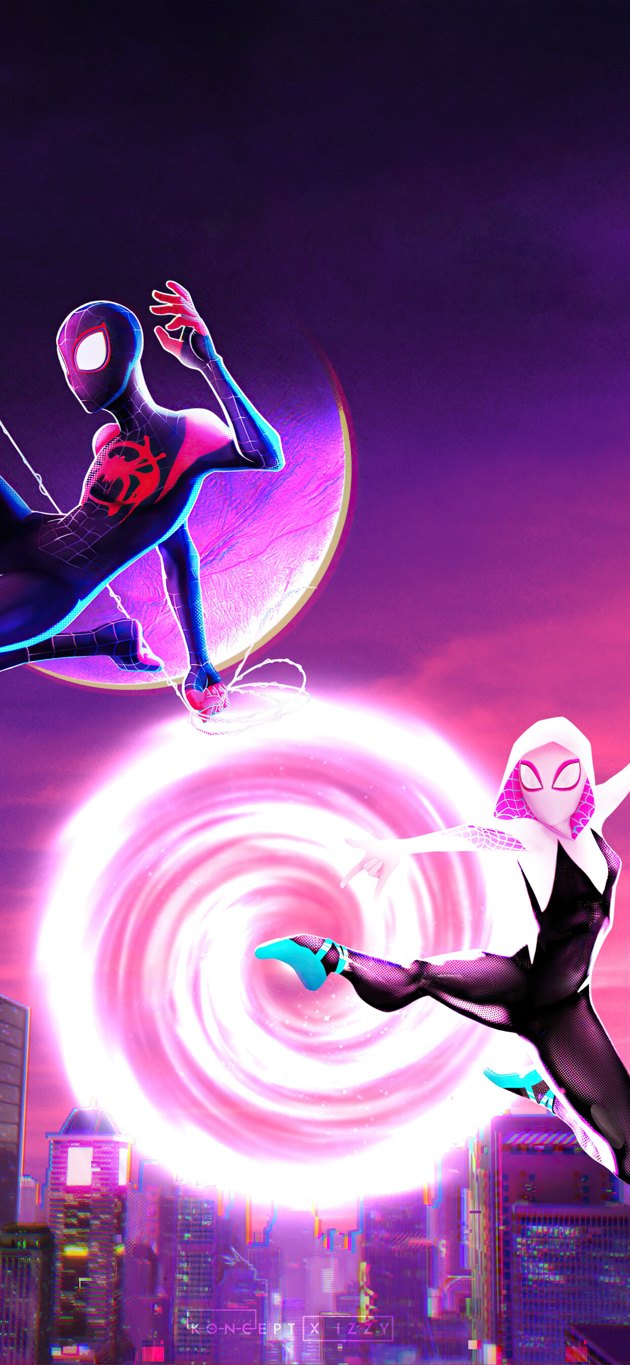 Gwen Stacy: Hailee Steinfeld voices the character in the Spider-Verse film series. 1250x2690 HD Background.