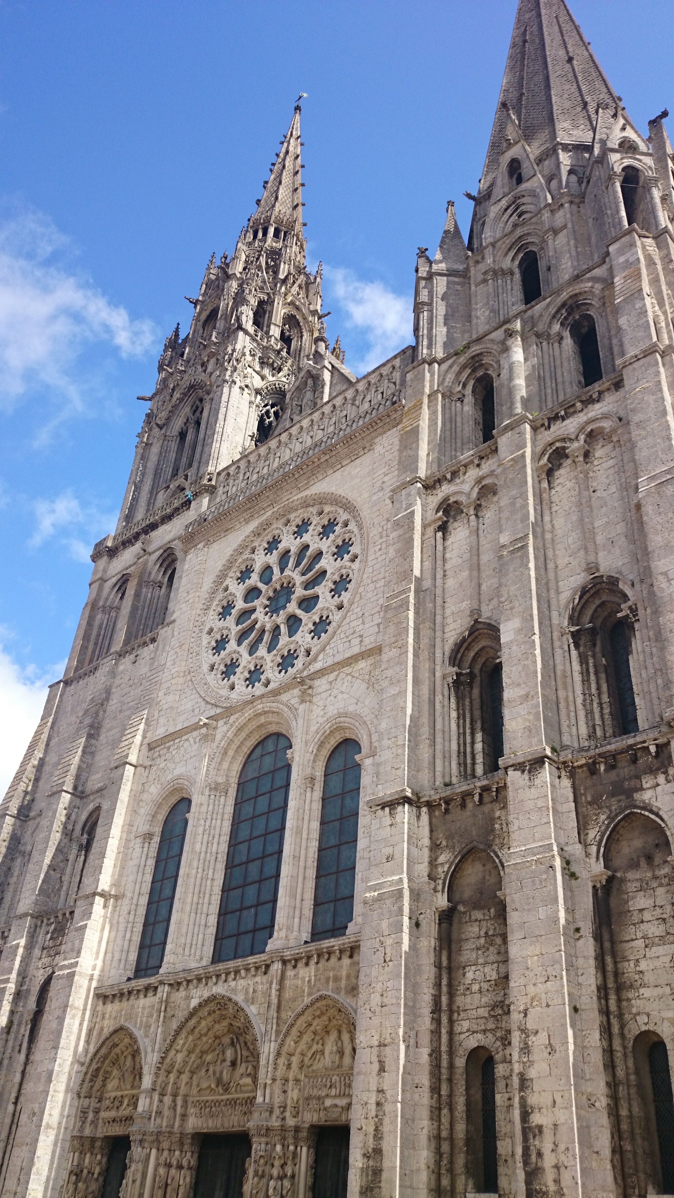 Avant de, Chartres Cathedral, 2160x3840 4K Phone