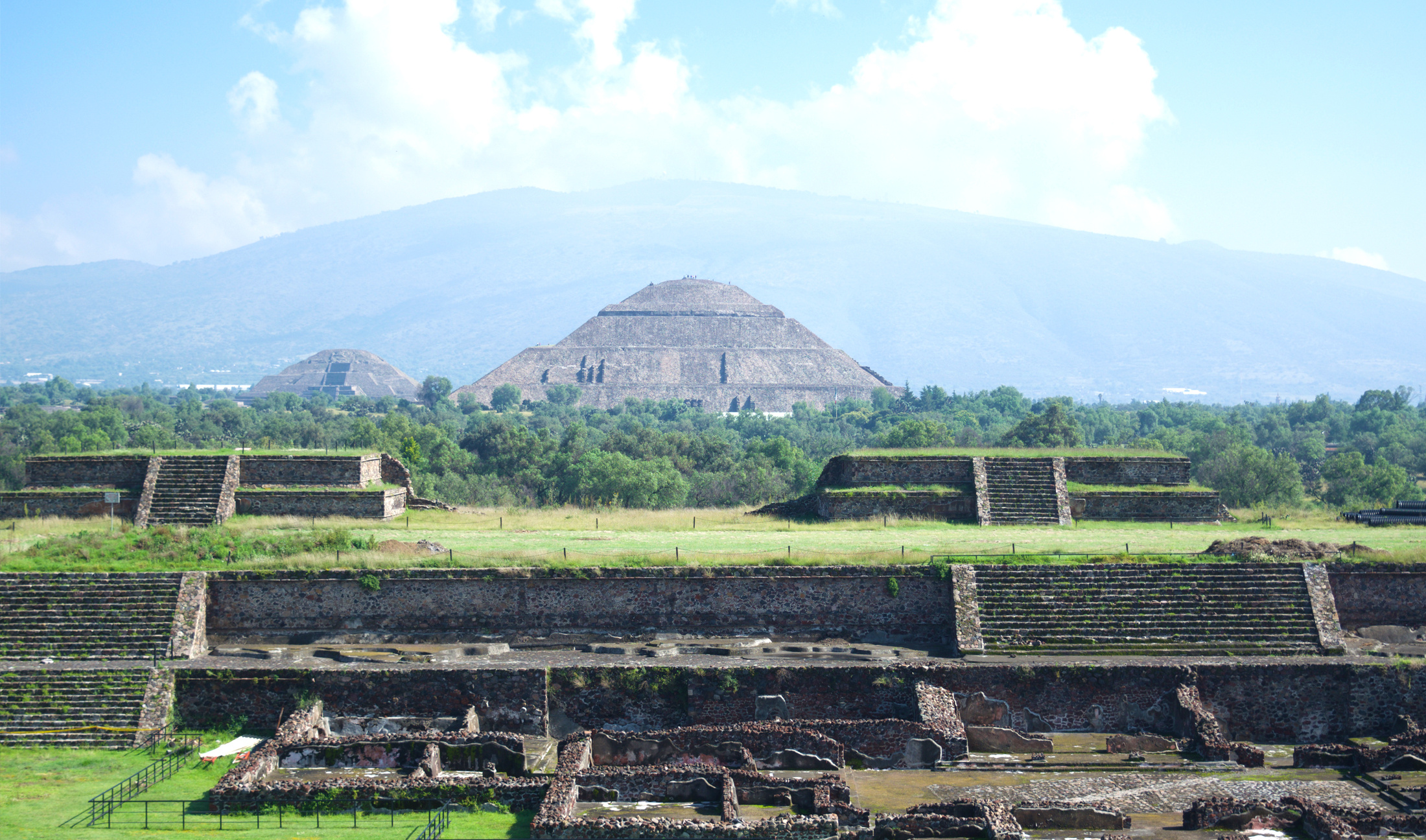 Erinnerungen an die Reise von Mexiko-Stadt nach Teotihuacan, 2200x1300 HD Desktop