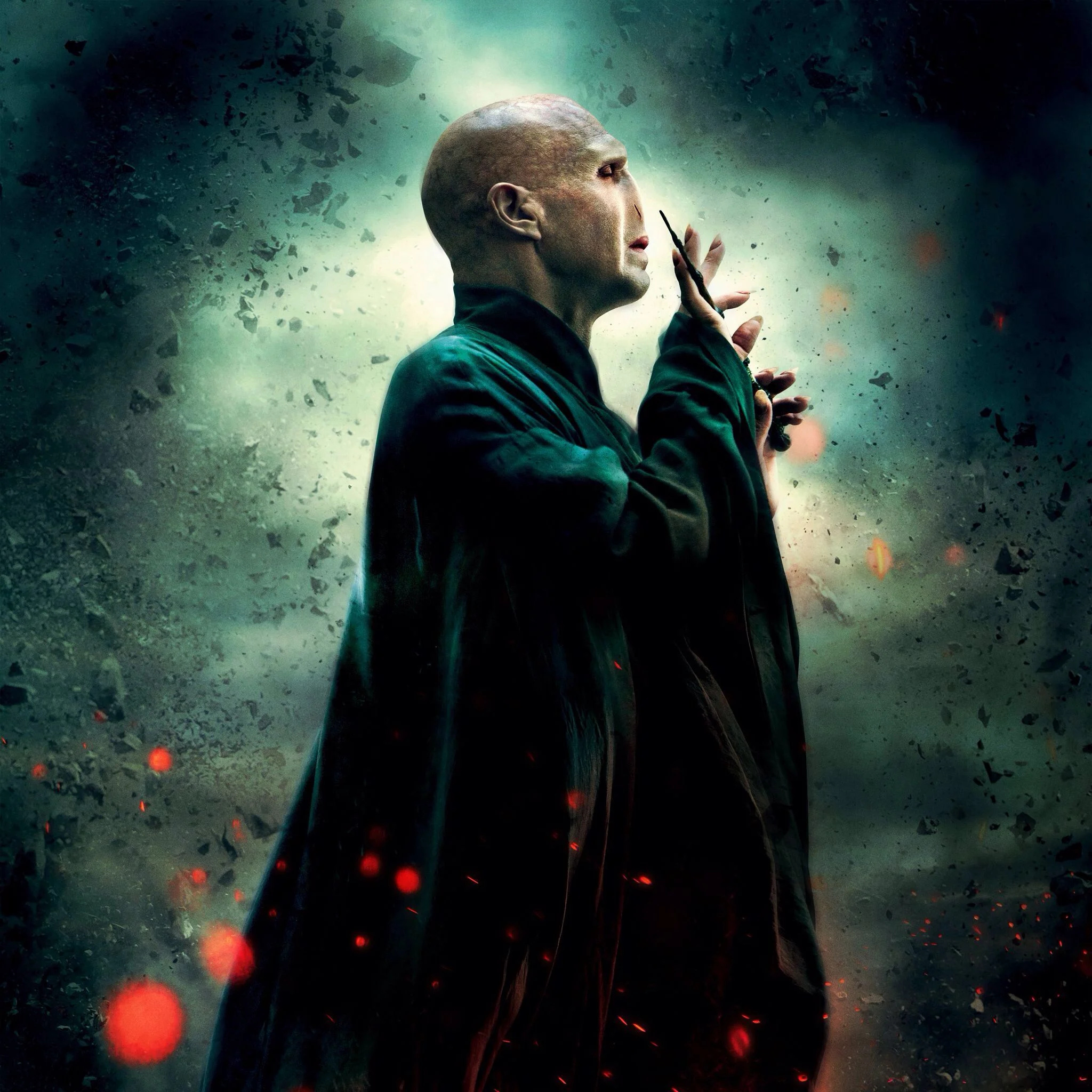 Lord Voldemort, Voldemort Wallpaper, Harry Potter, Movie character, 2050x2050 HD Phone