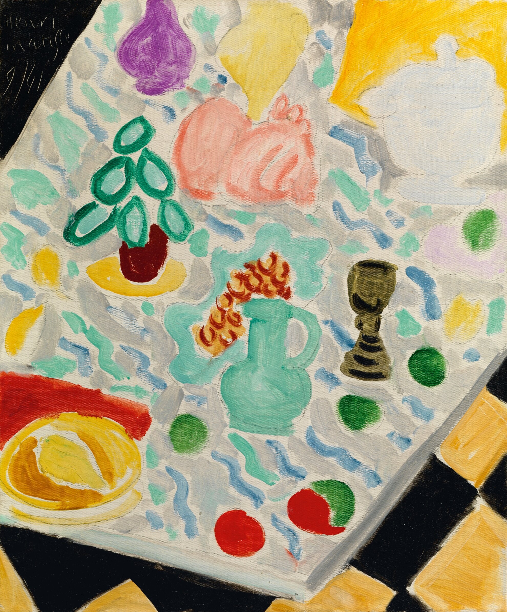 Still Life with Green Marble Table, Henri Matisse Wallpaper, 1980x2390 HD Handy