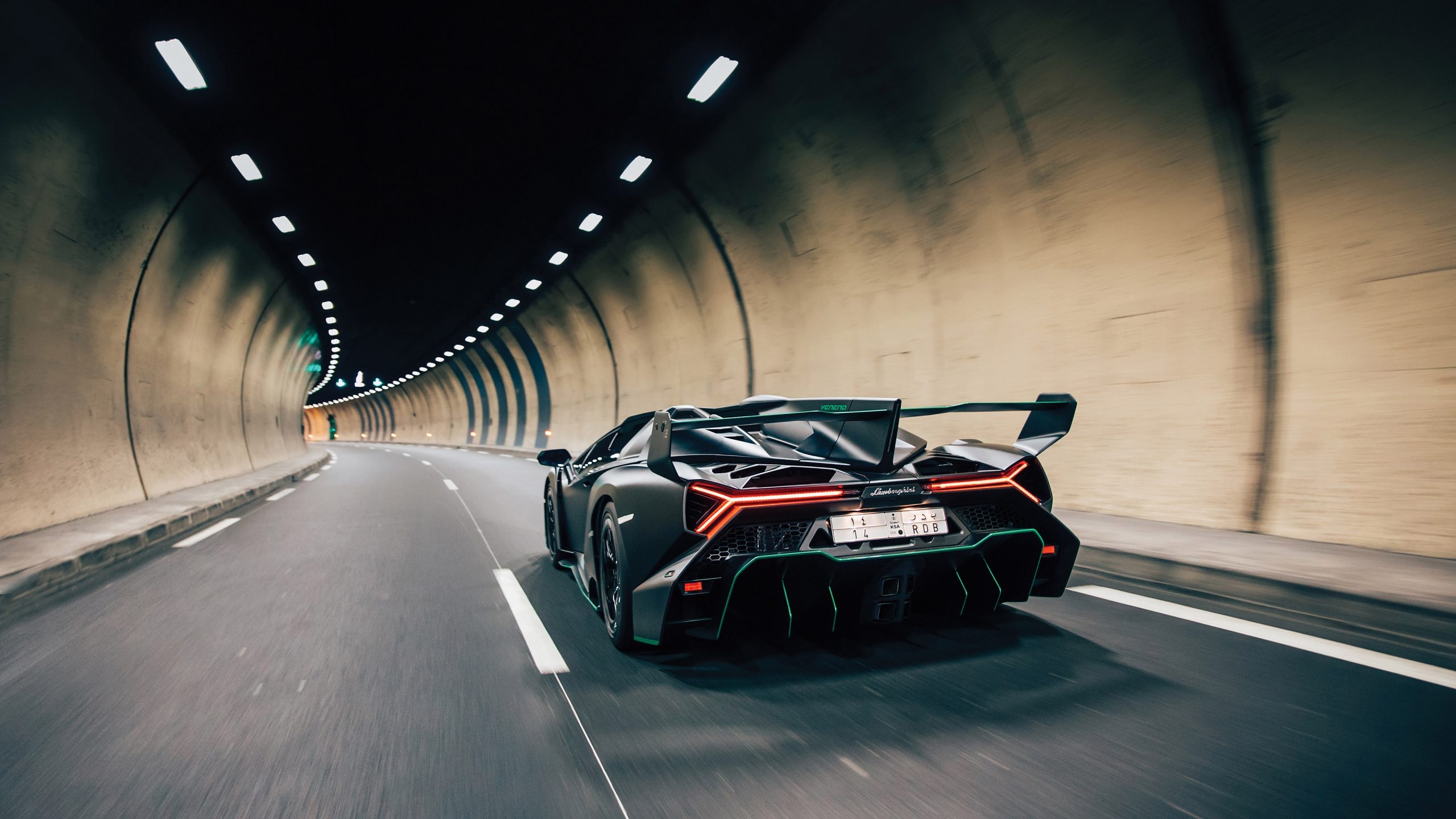 Lamborghini Veneno, Roadster wallpaper, Automotive greatness, Top-notch design, 2560x1440 HD Desktop