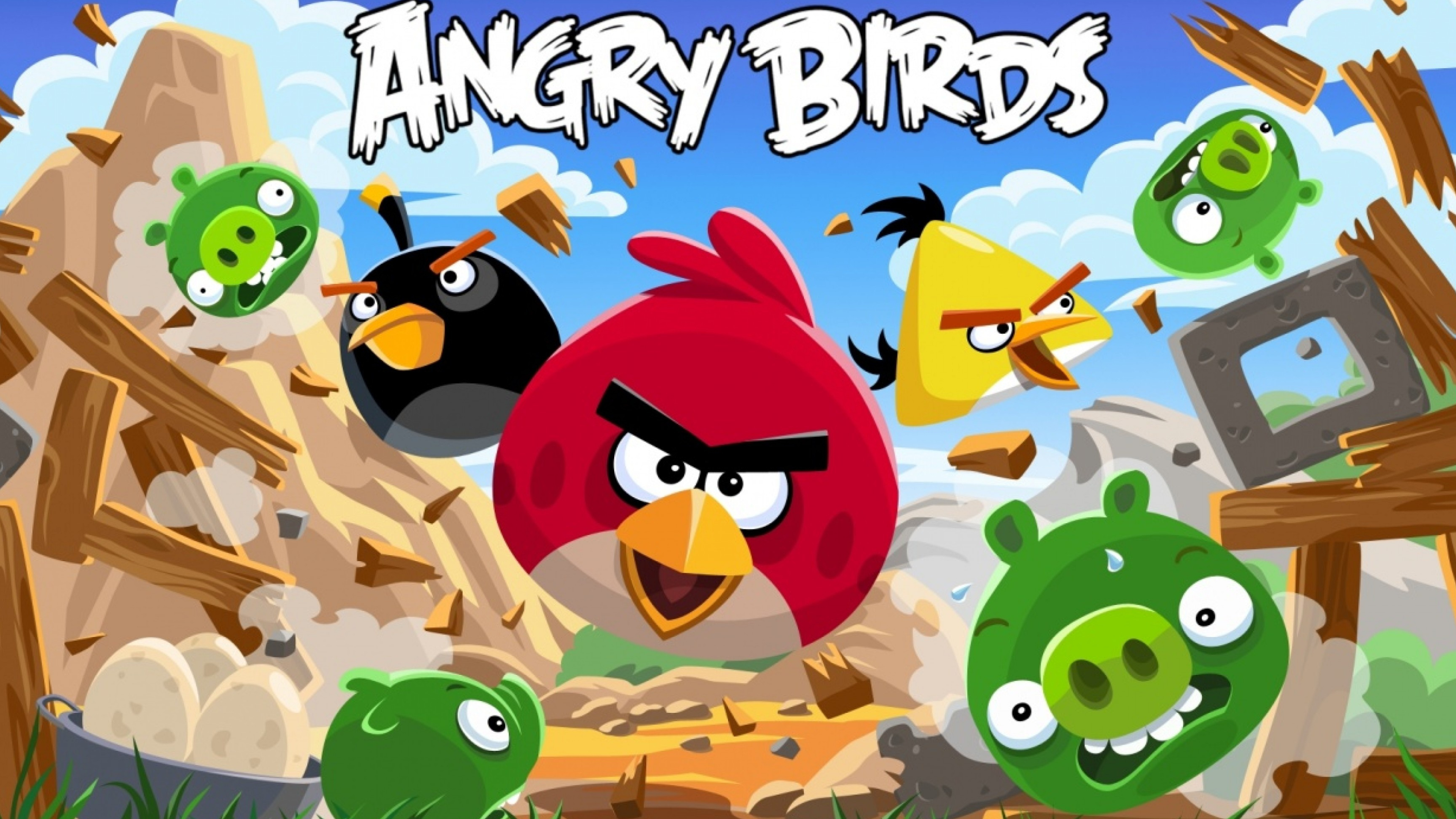 Free Angry Birds HD wallpaper, Desktop and mobile, Ultra HD quality, Gaming visuals, 3840x2160 4K Desktop