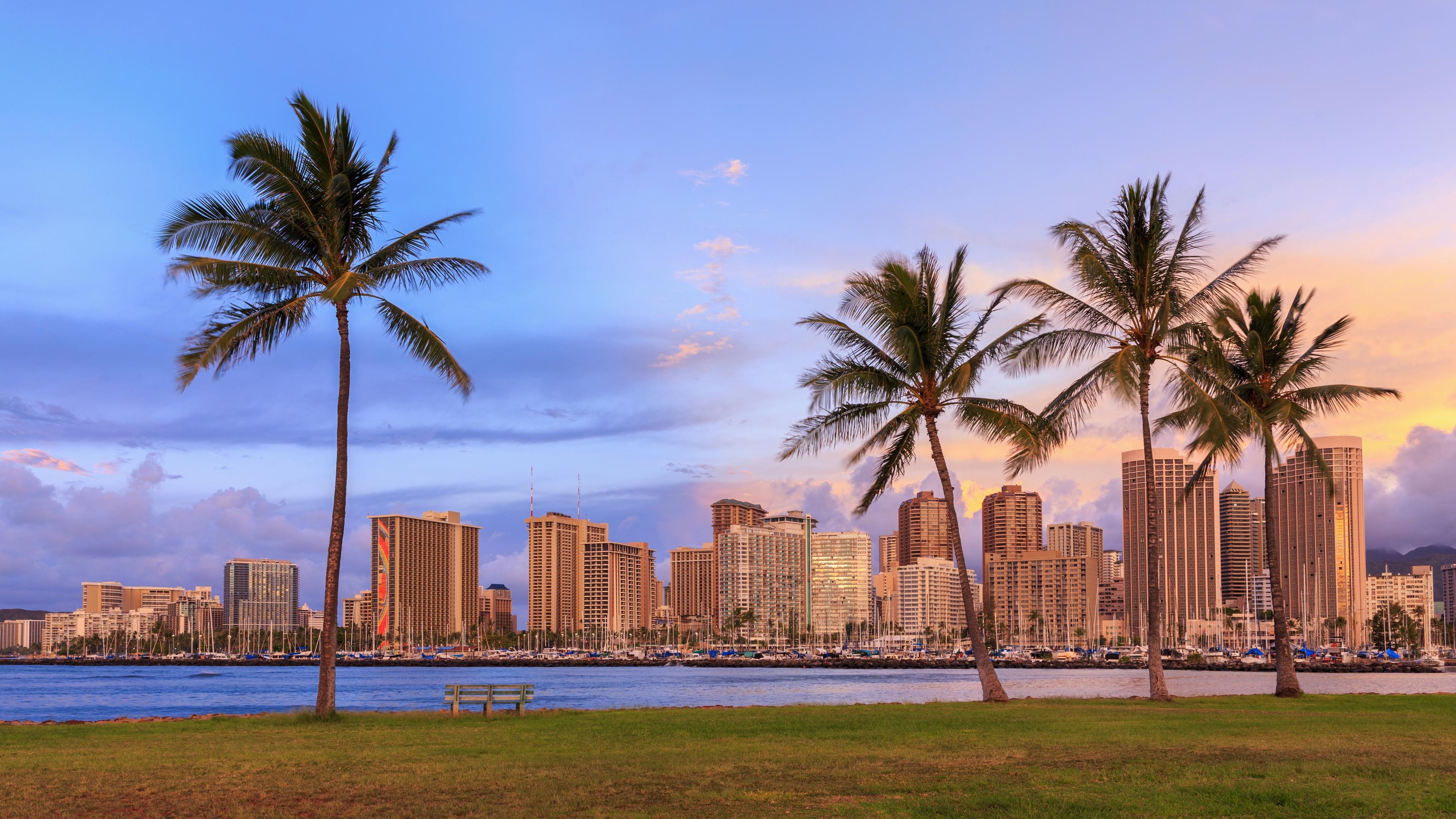 Honolulu: 4k and HD backgrounds of Honolulu. 3840x2160 4K Wallpaper.