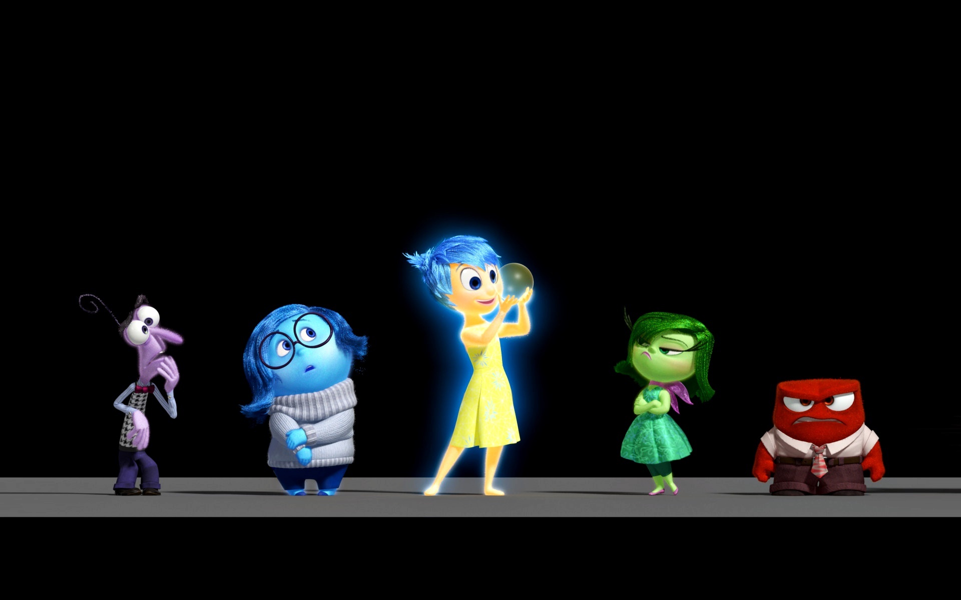 Inside Out, Pixar, Widescreen, Joy, 1920x1200 HD Desktop