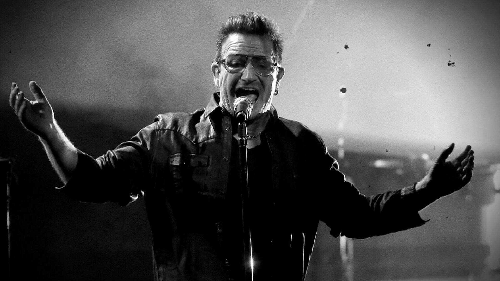 U2: Bono, The band's second album, October, was released on 12 October 1981. 1920x1080 Full HD Background.