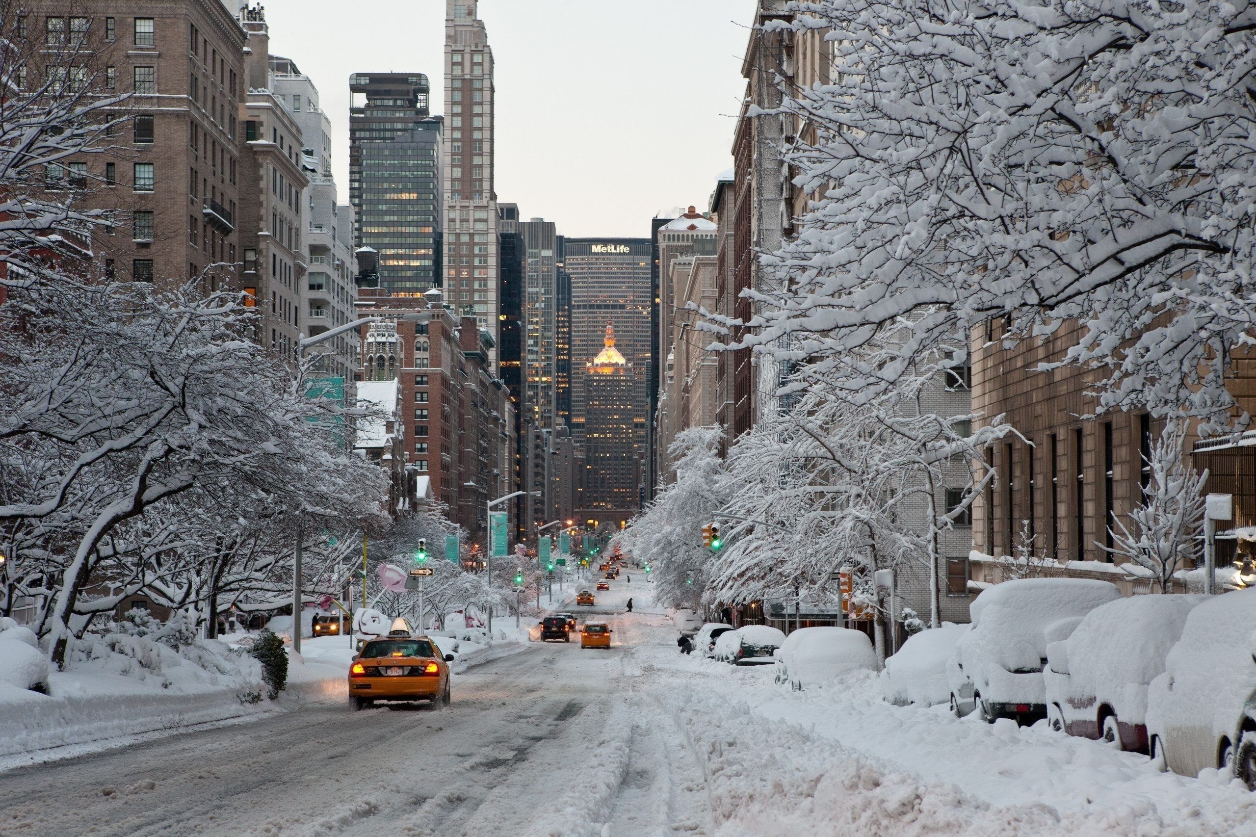 New York Streets, Travels, Winter, Desktop, 2560x1710 HD Desktop