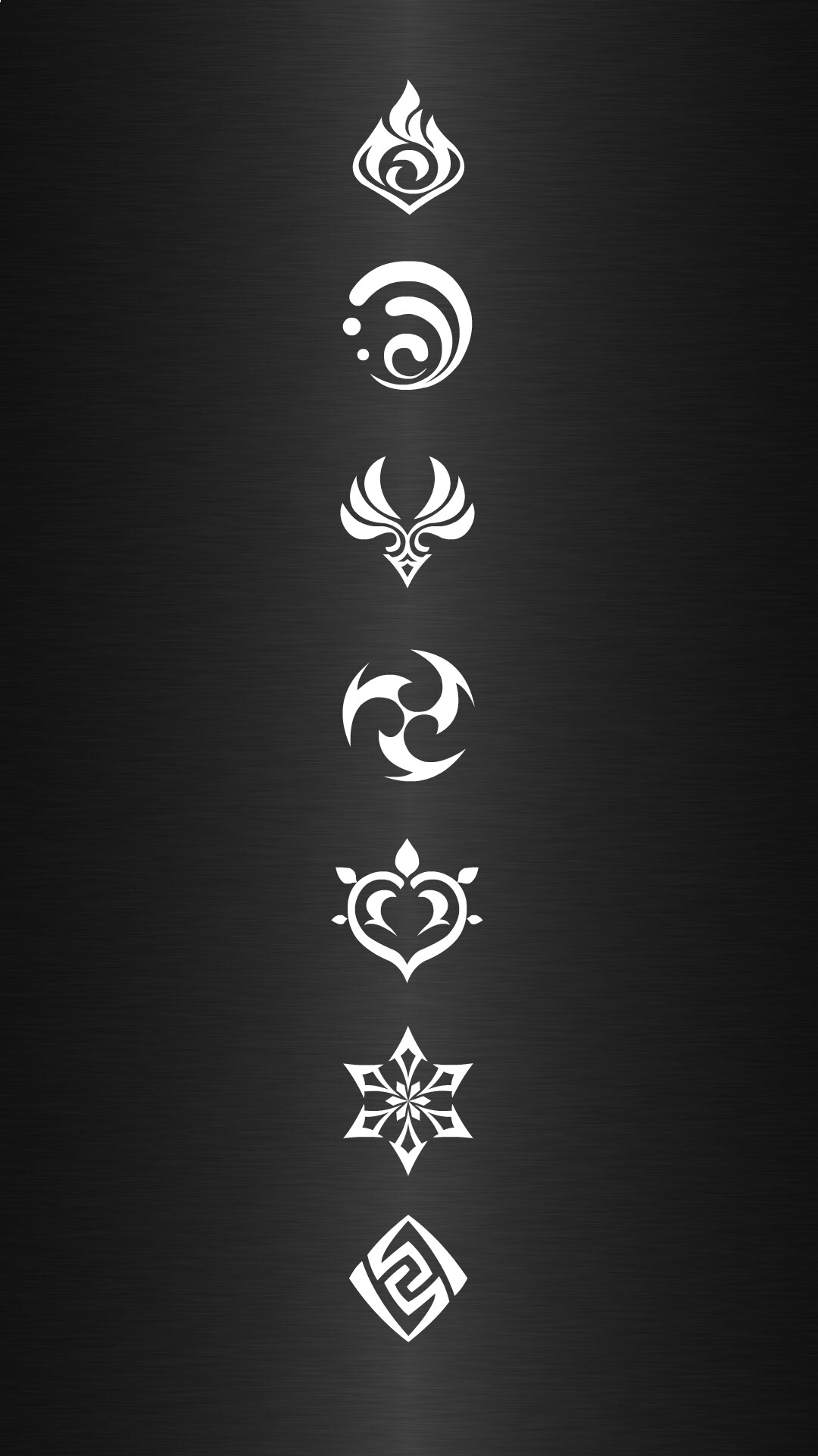 Genshin Impact: It takes place in the world of Teyvat, composed of the seven major nations. 1080x1920 Full HD Background.