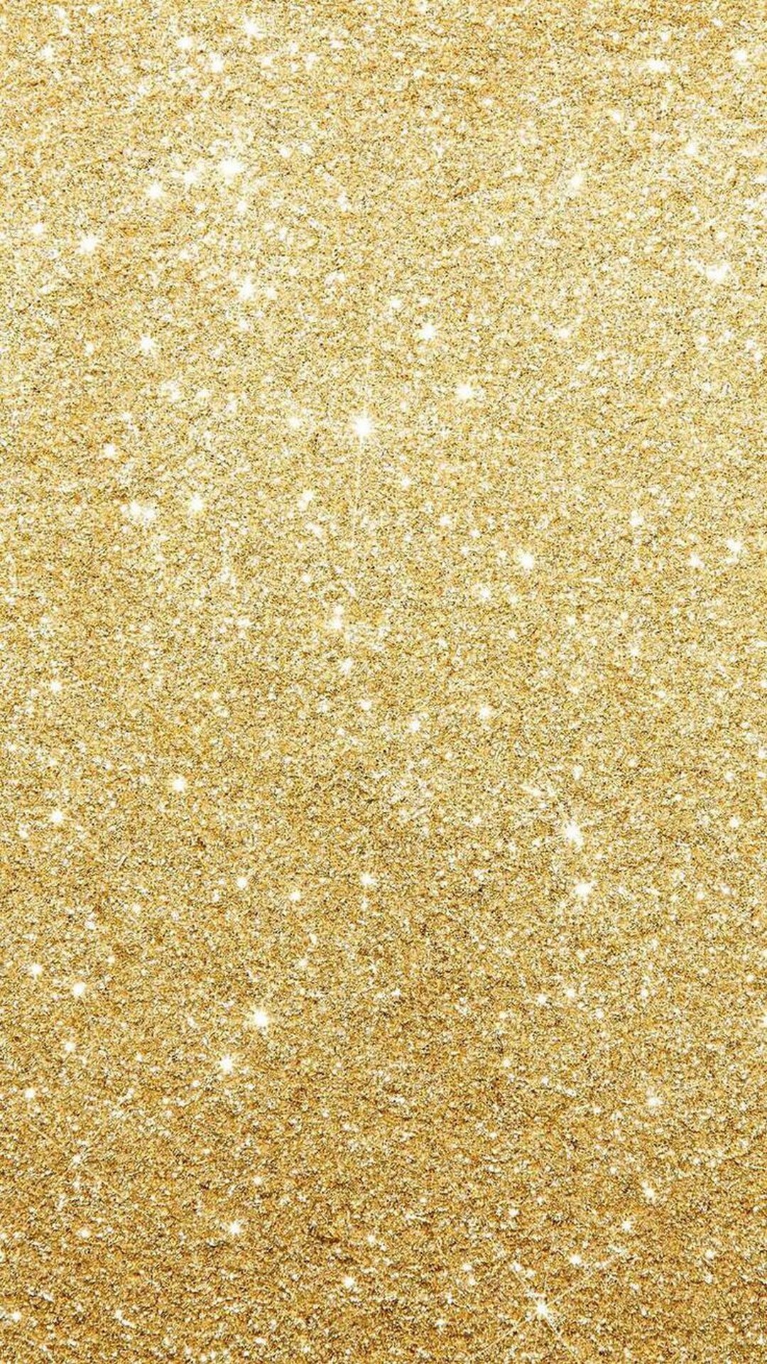 Gold Sparkle: Super fine particles, Gold glitter powder, Shining brightly with little flashes of light. 1080x1920 Full HD Wallpaper.