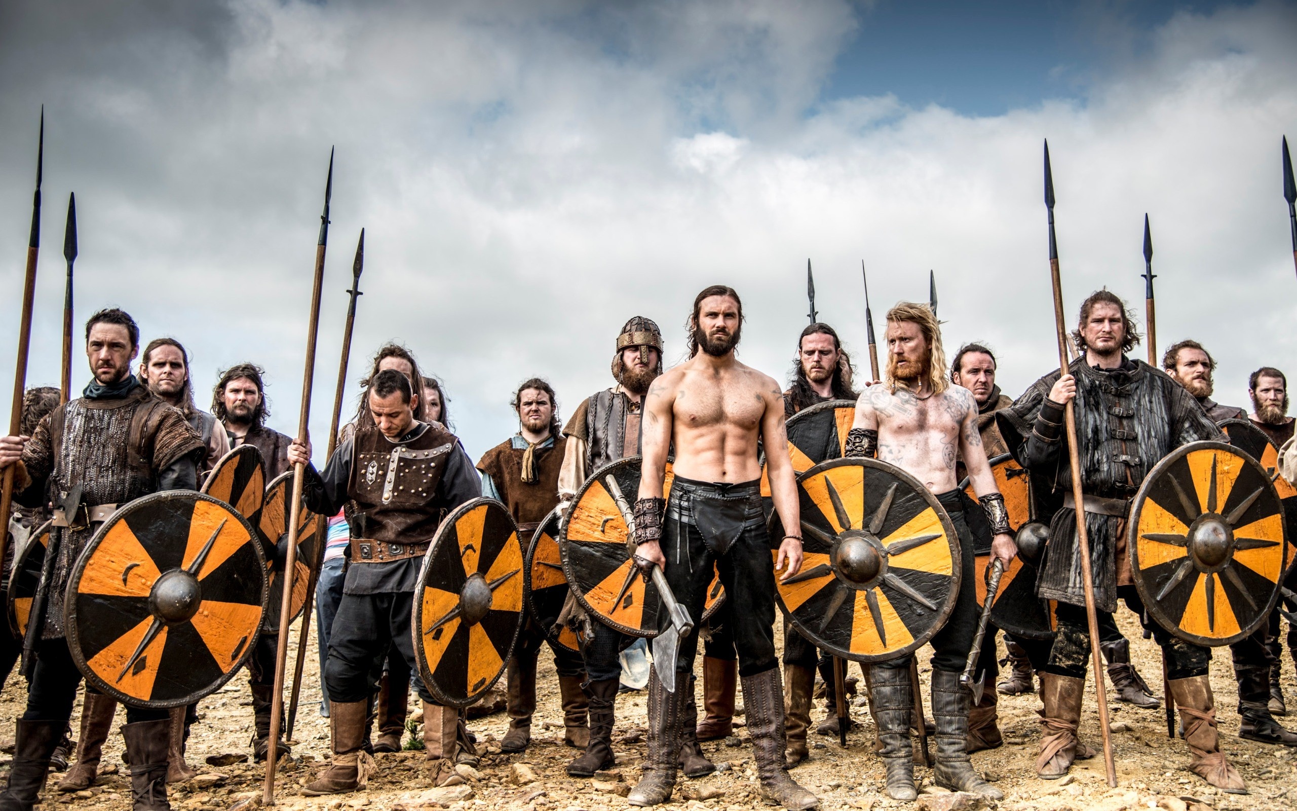 Vikings TV Series, Men people team, Rollo Lothbrok, Social group, 2560x1600 HD Desktop