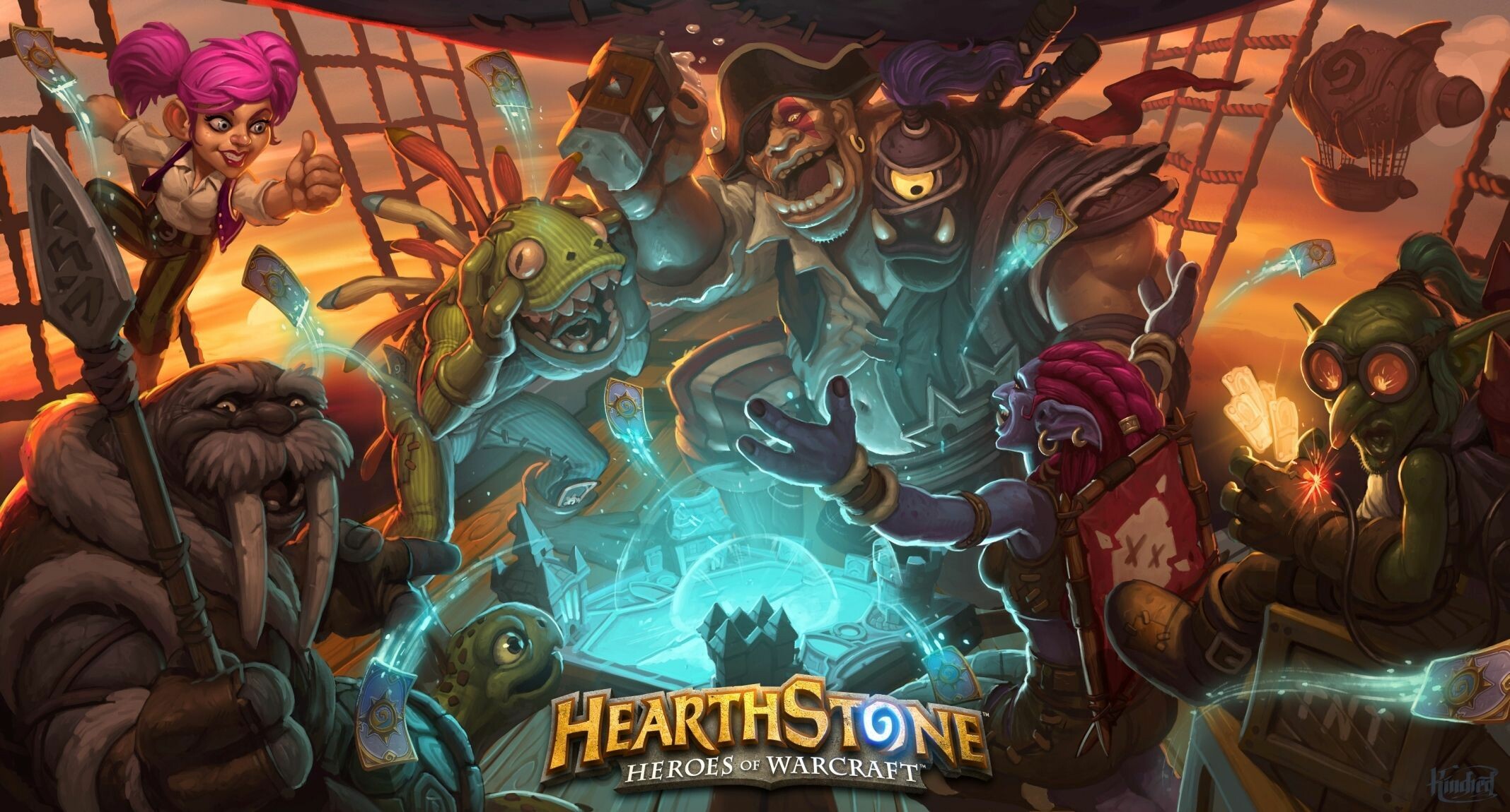 Hearthstone: Players can choose from a number of game modes, with each offering a slightly different experience, Blizzard. 2140x1150 HD Background.