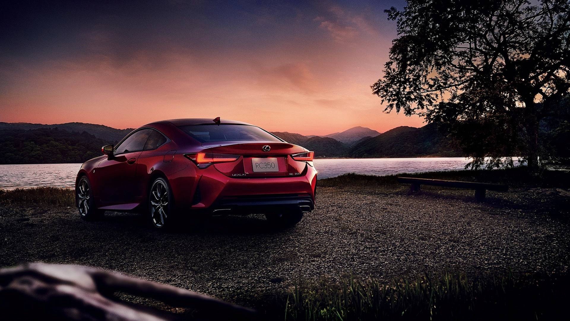 Lexus RC, Facelifted model, Enhanced features, Unmatched luxury, 1920x1080 Full HD Desktop