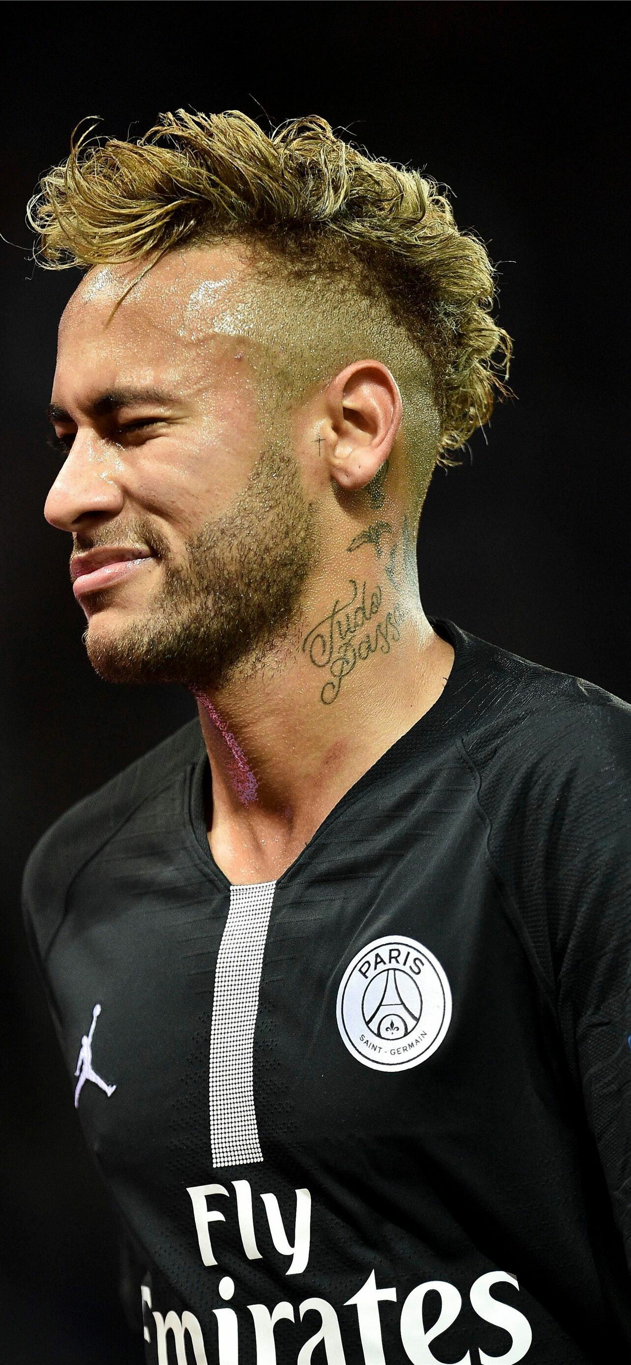 Neymar: Football, PSG, He finished third for the FIFA Ballon d'Or in 2015 and 2017. 1290x2780 HD Background.