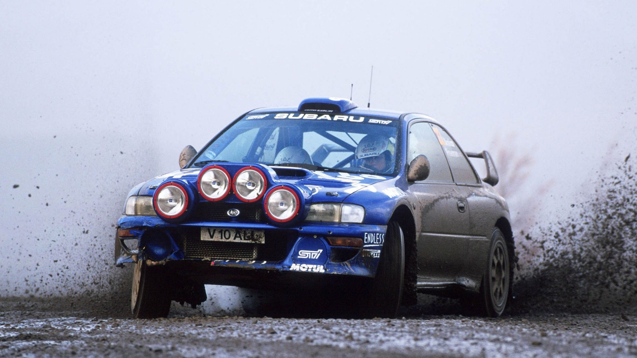 Rallycross: Subaru Impreza, Colin McRae, Race of the year 1995, Rally racer. 2560x1440 HD Background.