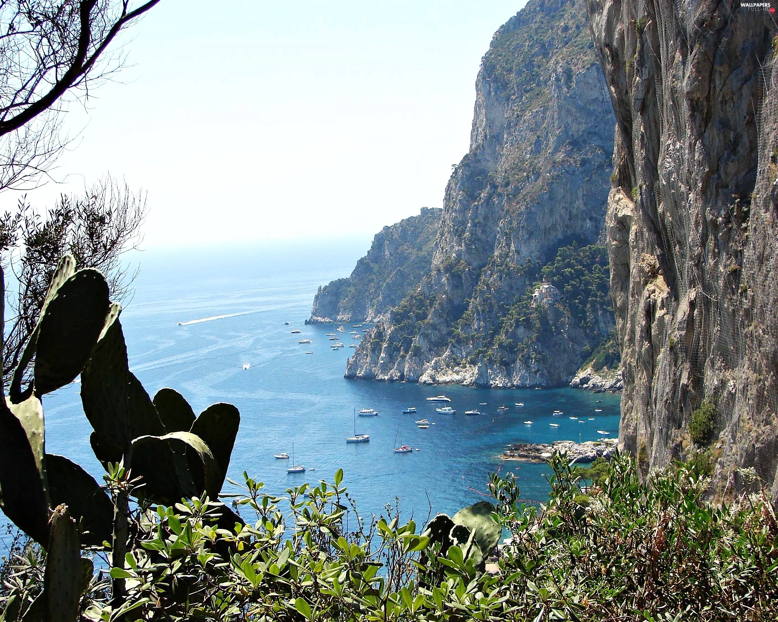 Capri Island, Secluded beaches, Hidden coves, Untouched beauty, 2560x2050 HD Desktop