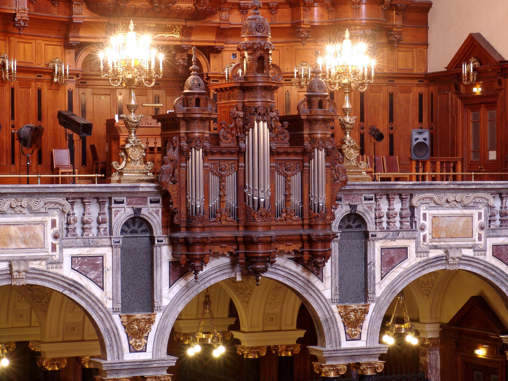Musical instrument, Pipe organ, Berlin Cathedral, Germany, 1920x1440 HD Desktop