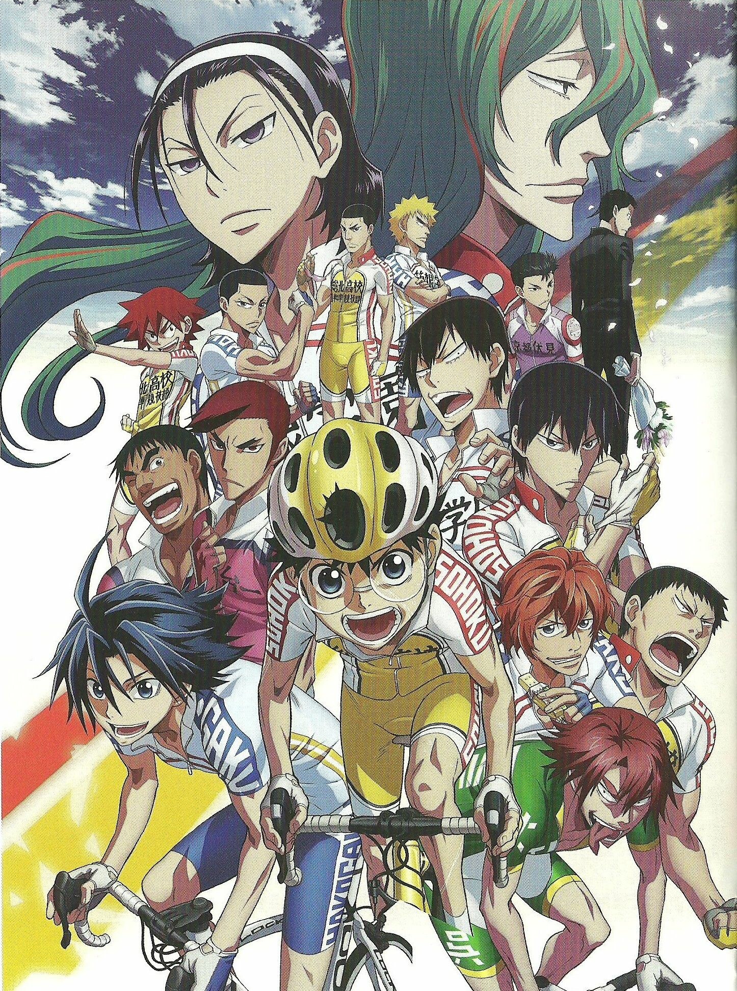 Yowamushi Pedal Anime, Atemberaubende Wallpaper, Radsportkultur, Teamdynamik, 1450x1950 HD Handy