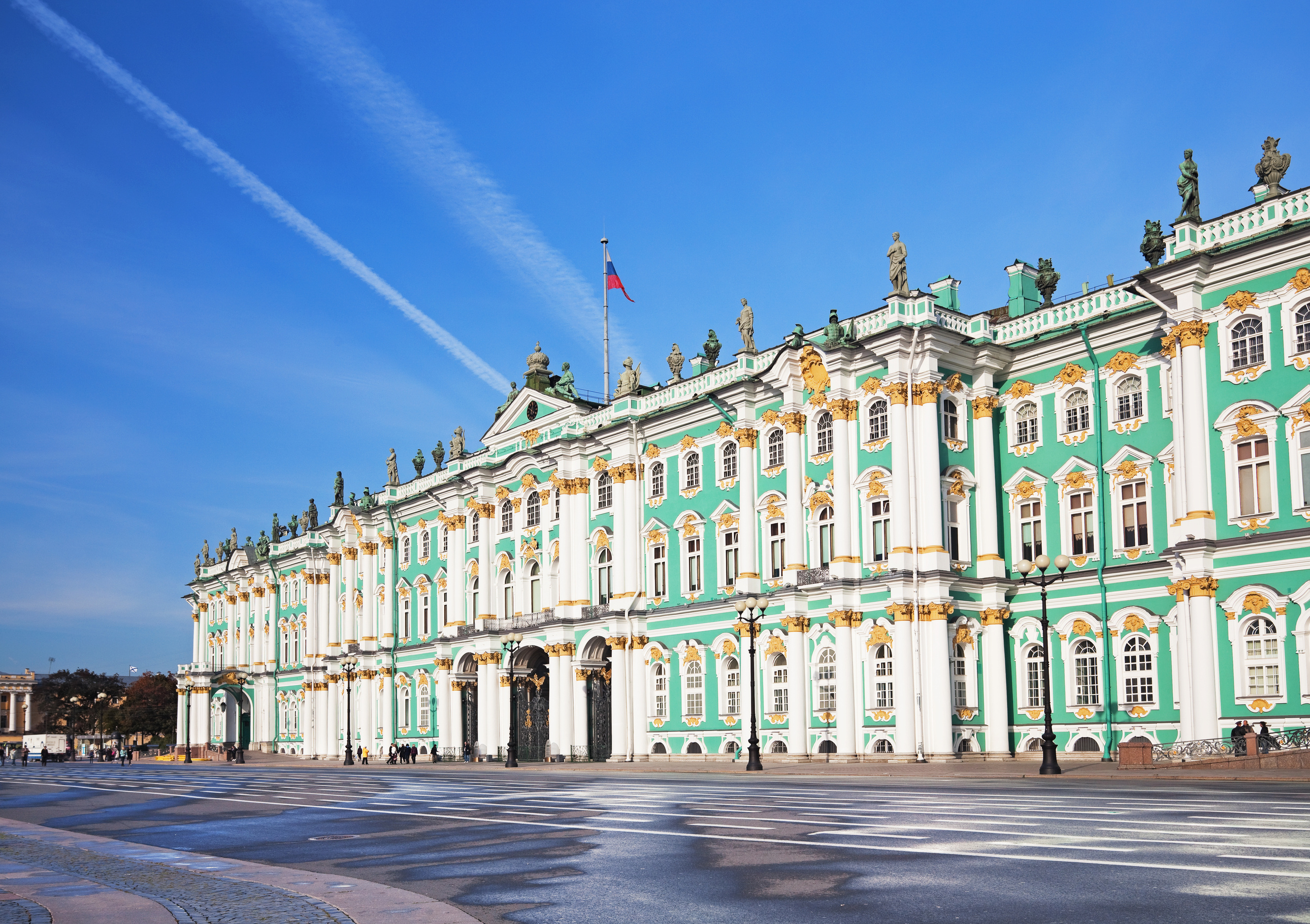 Hermitage Museum, Baroque architecture, Russian art, Saint Petersburg, 2660x1880 HD Desktop