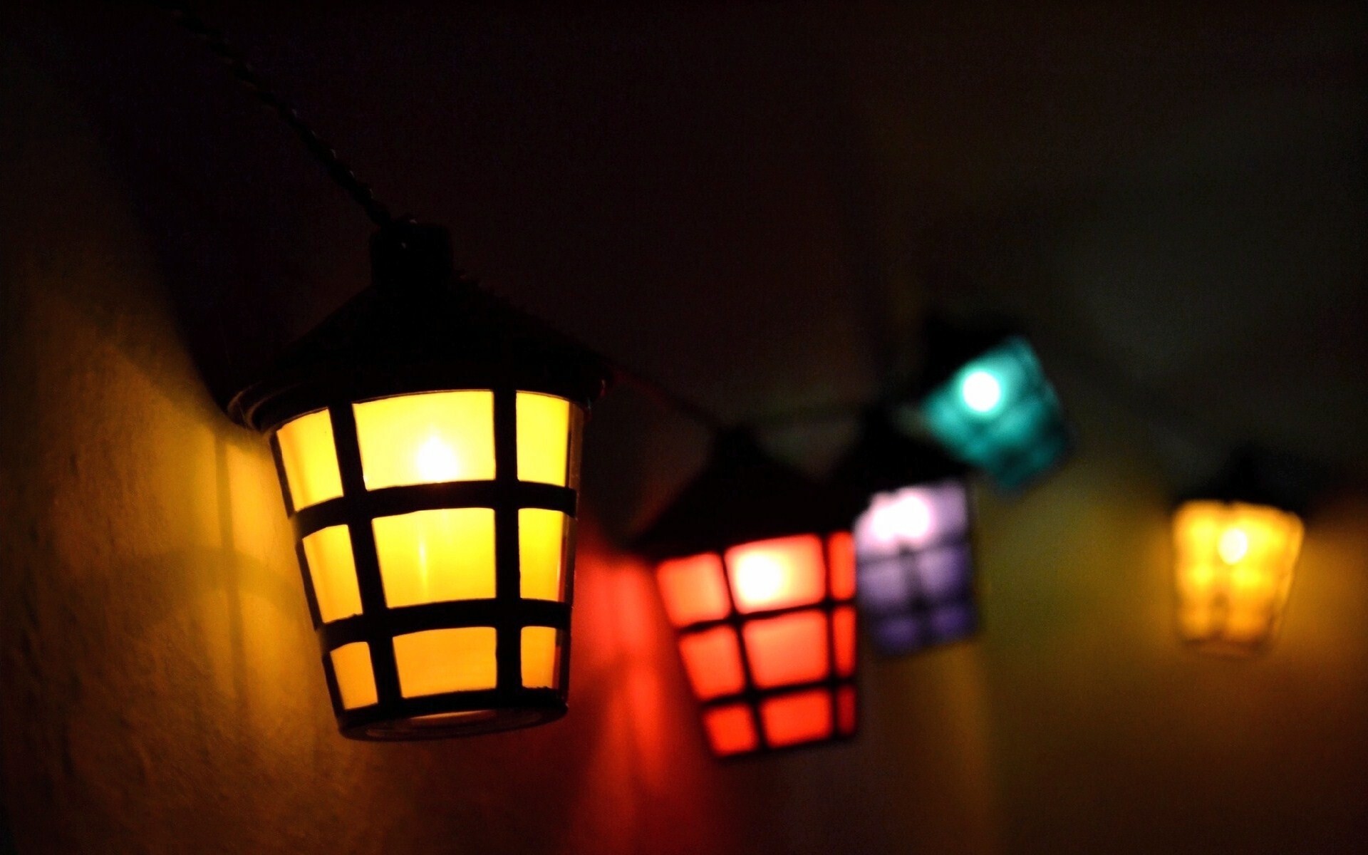 Lanterns: Case for enclosing a light and protecting it from the wind and rain. 1920x1200 HD Wallpaper.