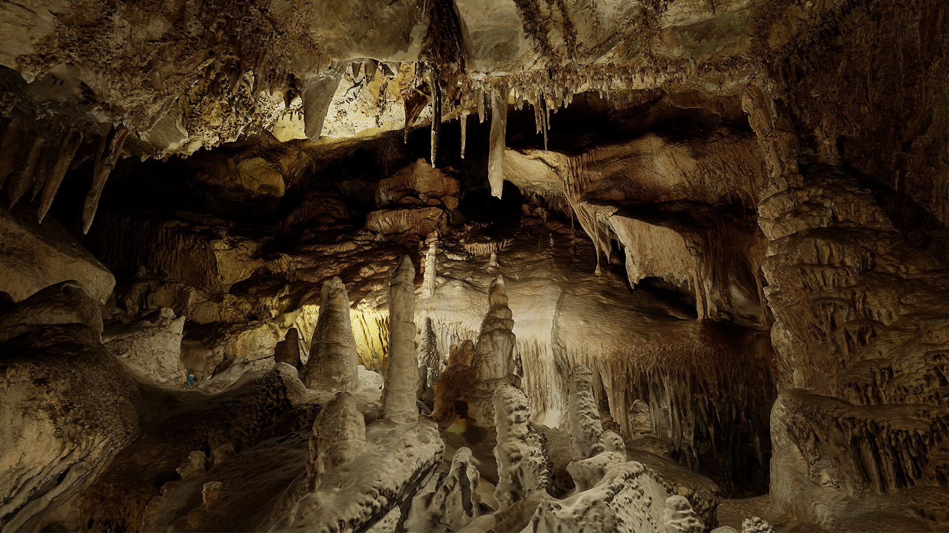 Echtzeit-3D-Erkundung von Carlsbad Caverns, 1920x1080 Full HD Desktop