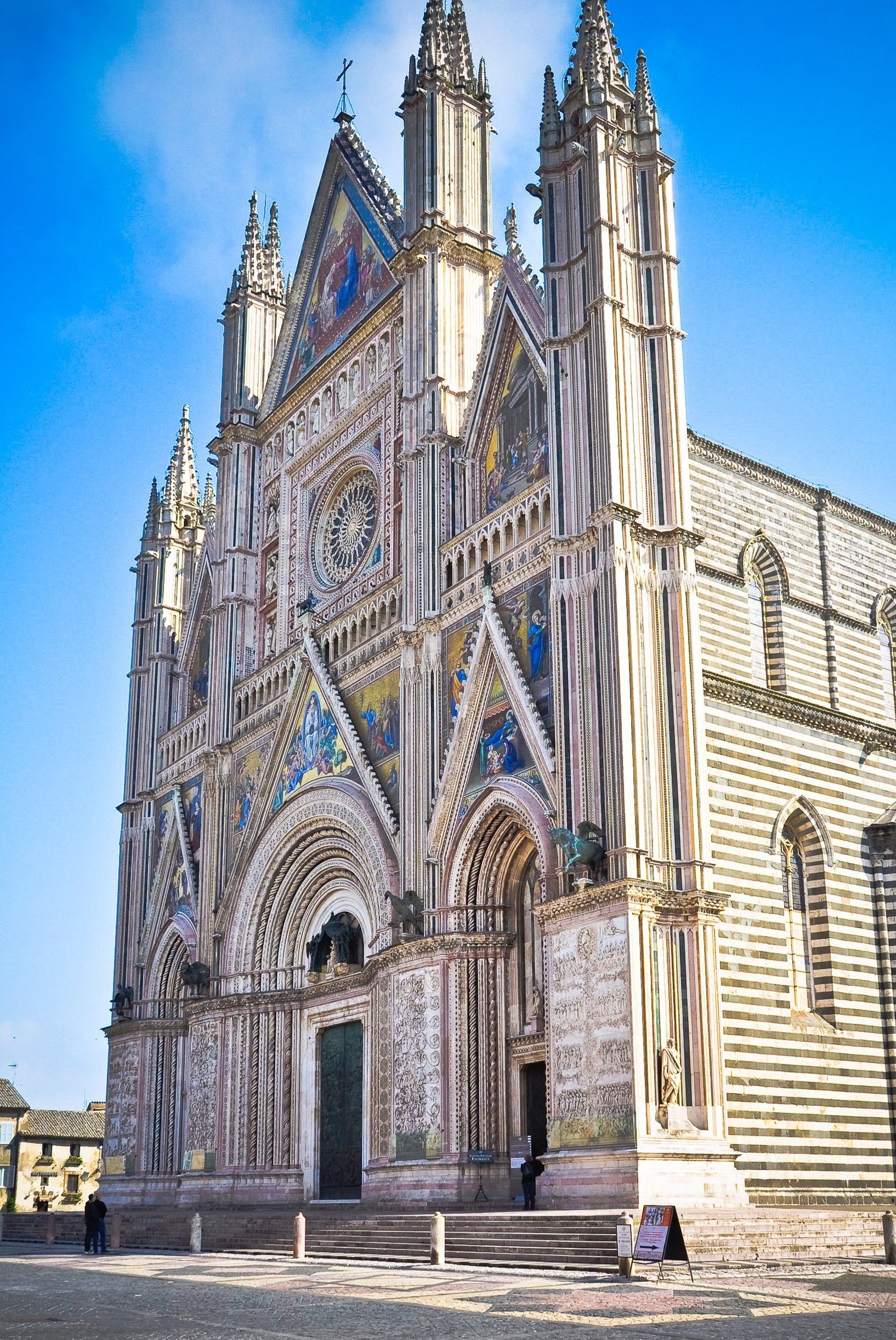 Orvieto, Travels, Cathedral of Italy, 4k, 1640x2450 HD Handy